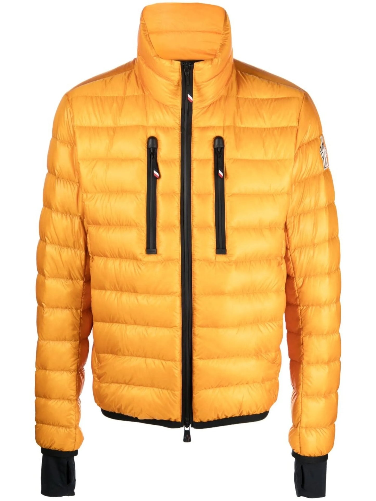 logo-patch padded down jacket