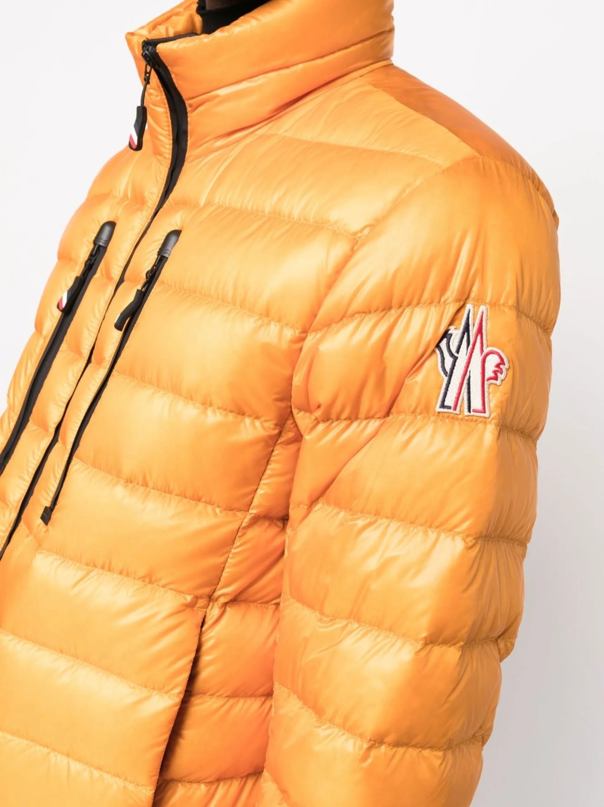 logo-patch padded down jacket