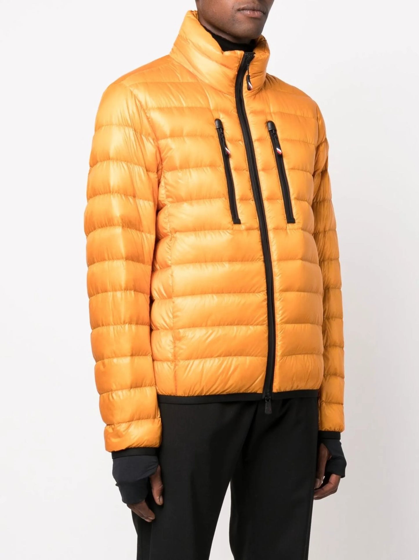 logo-patch padded down jacket