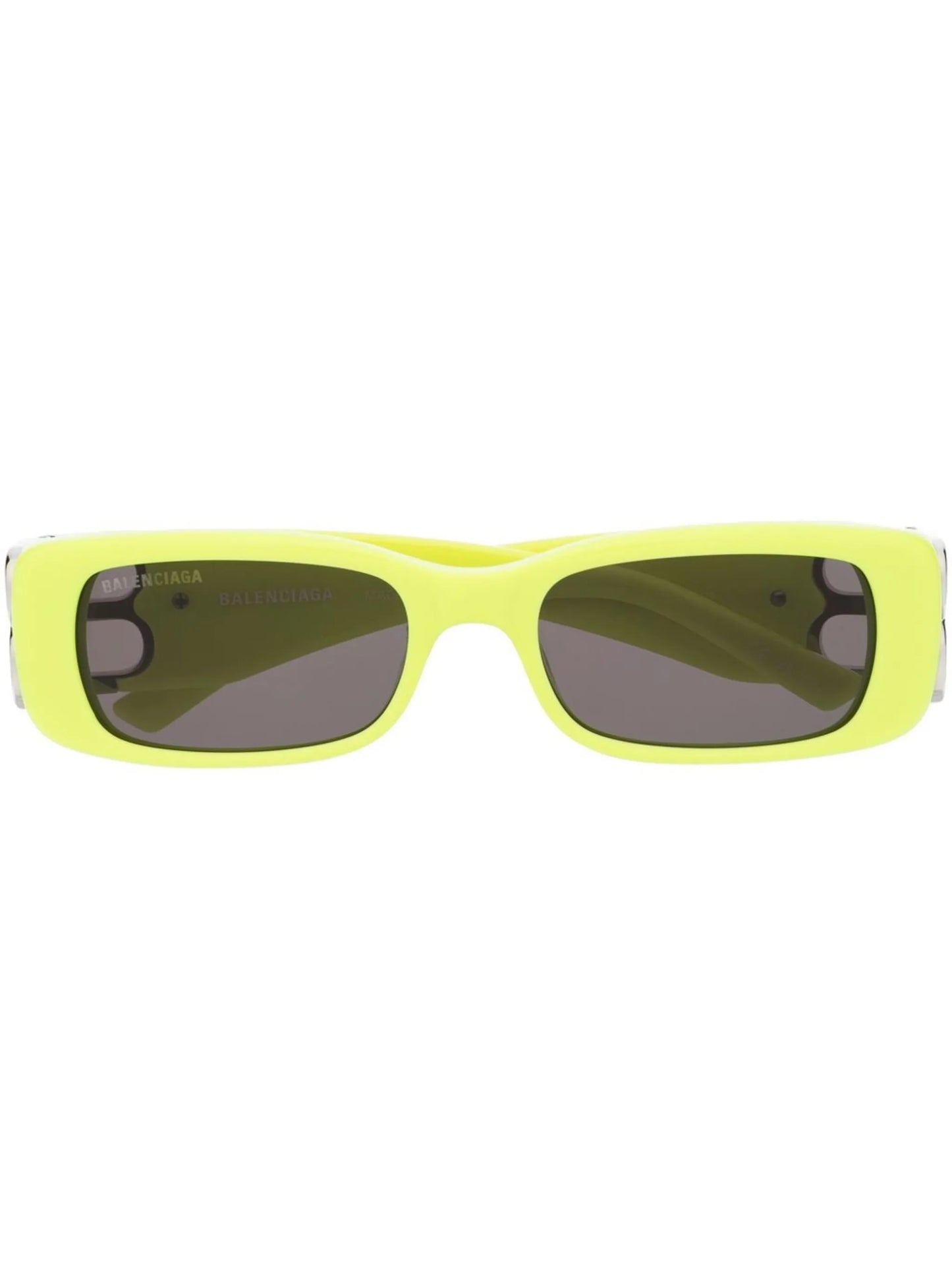 logo-plaque rectangle-frame sunglasses