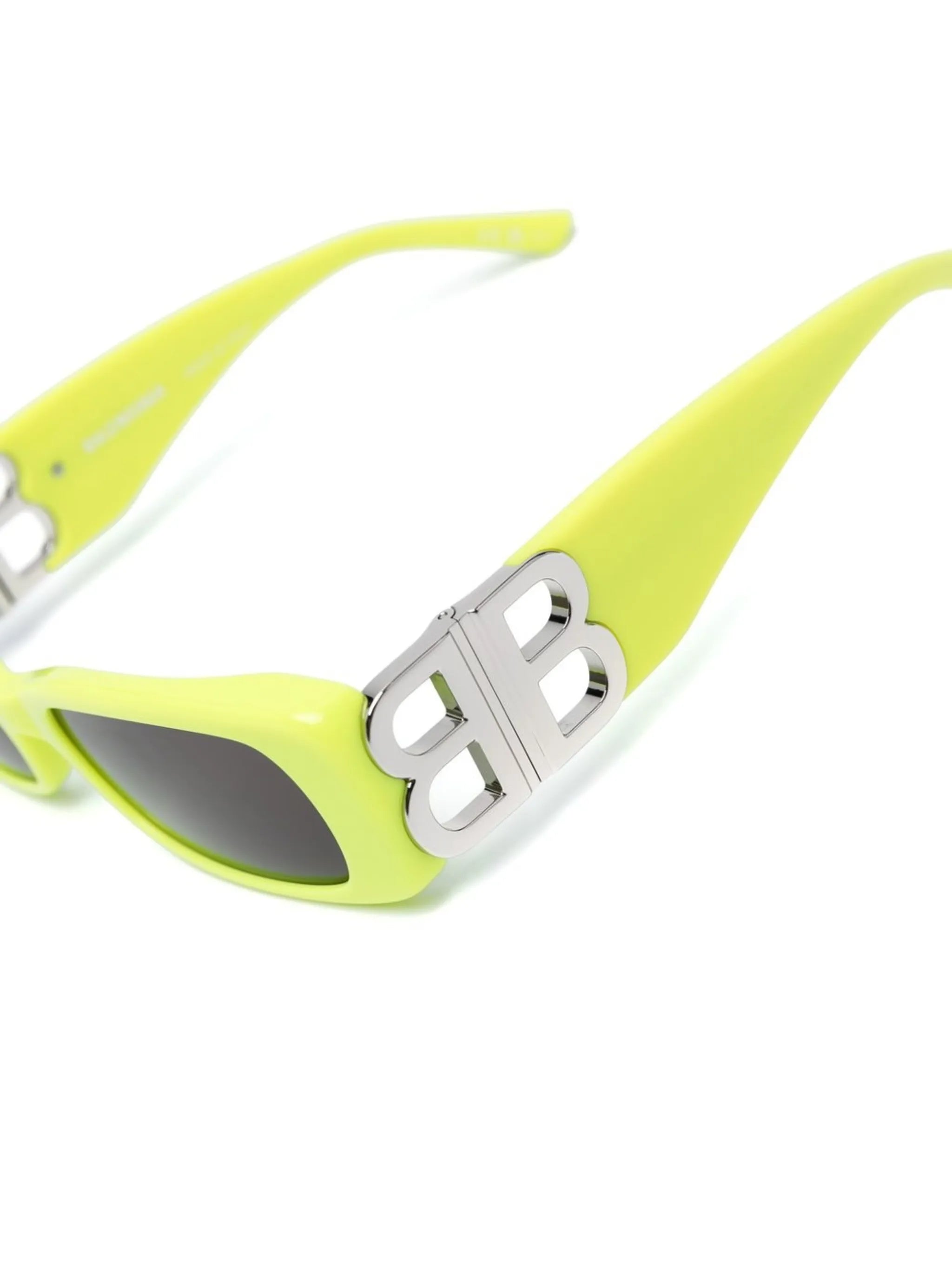 logo-plaque rectangle-frame sunglasses