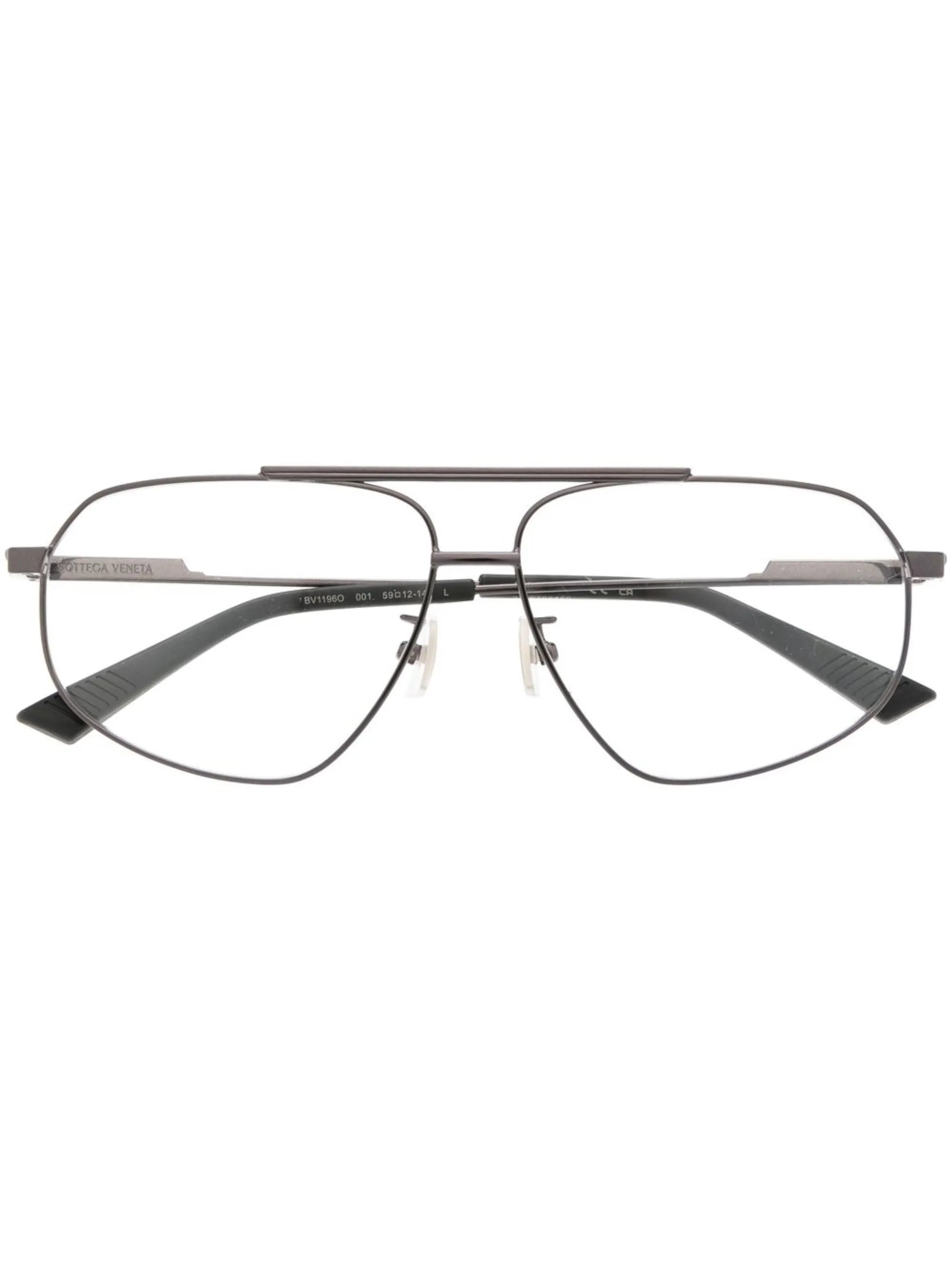pilot-frame style glasses