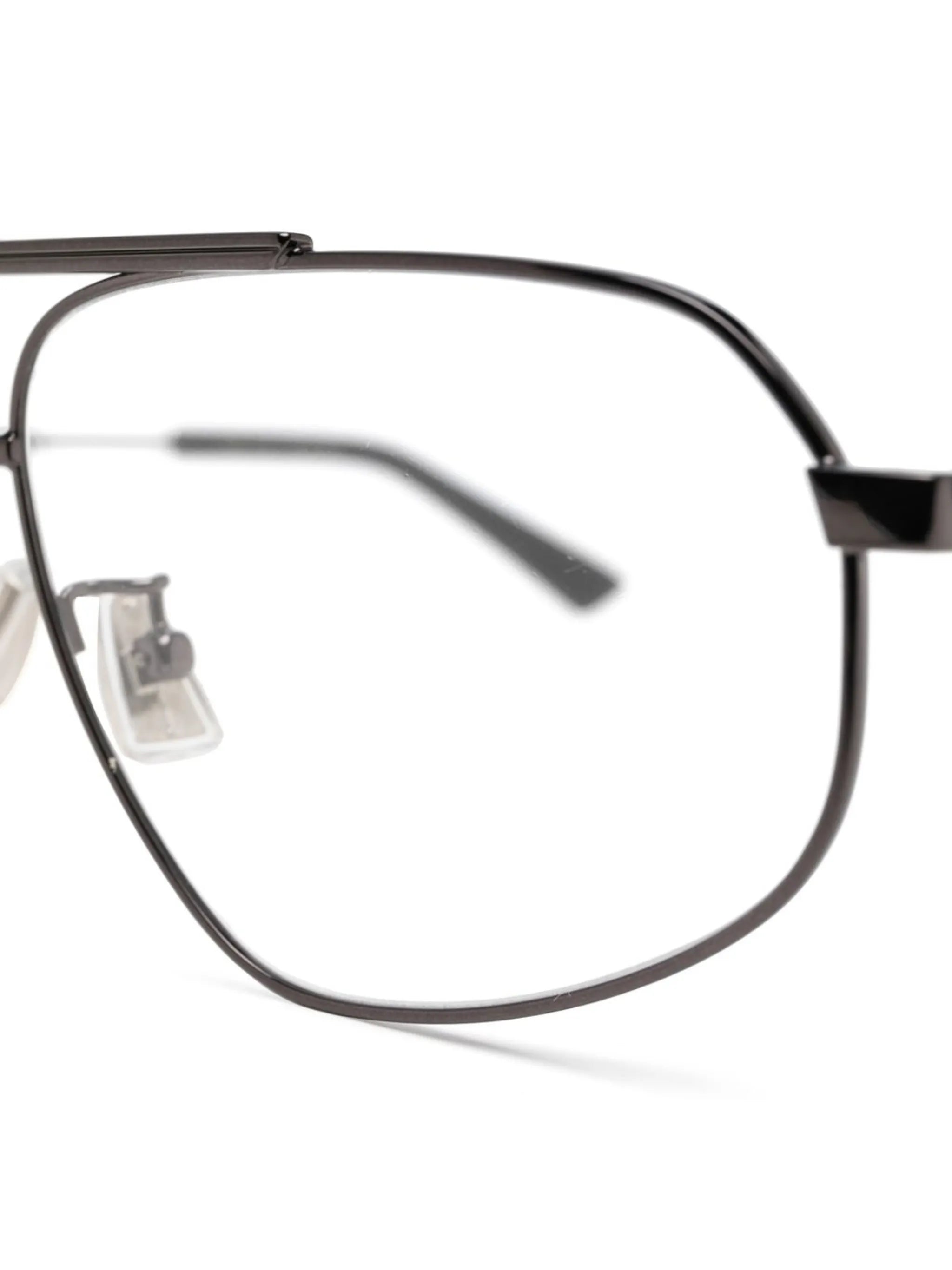 pilot-frame style glasses