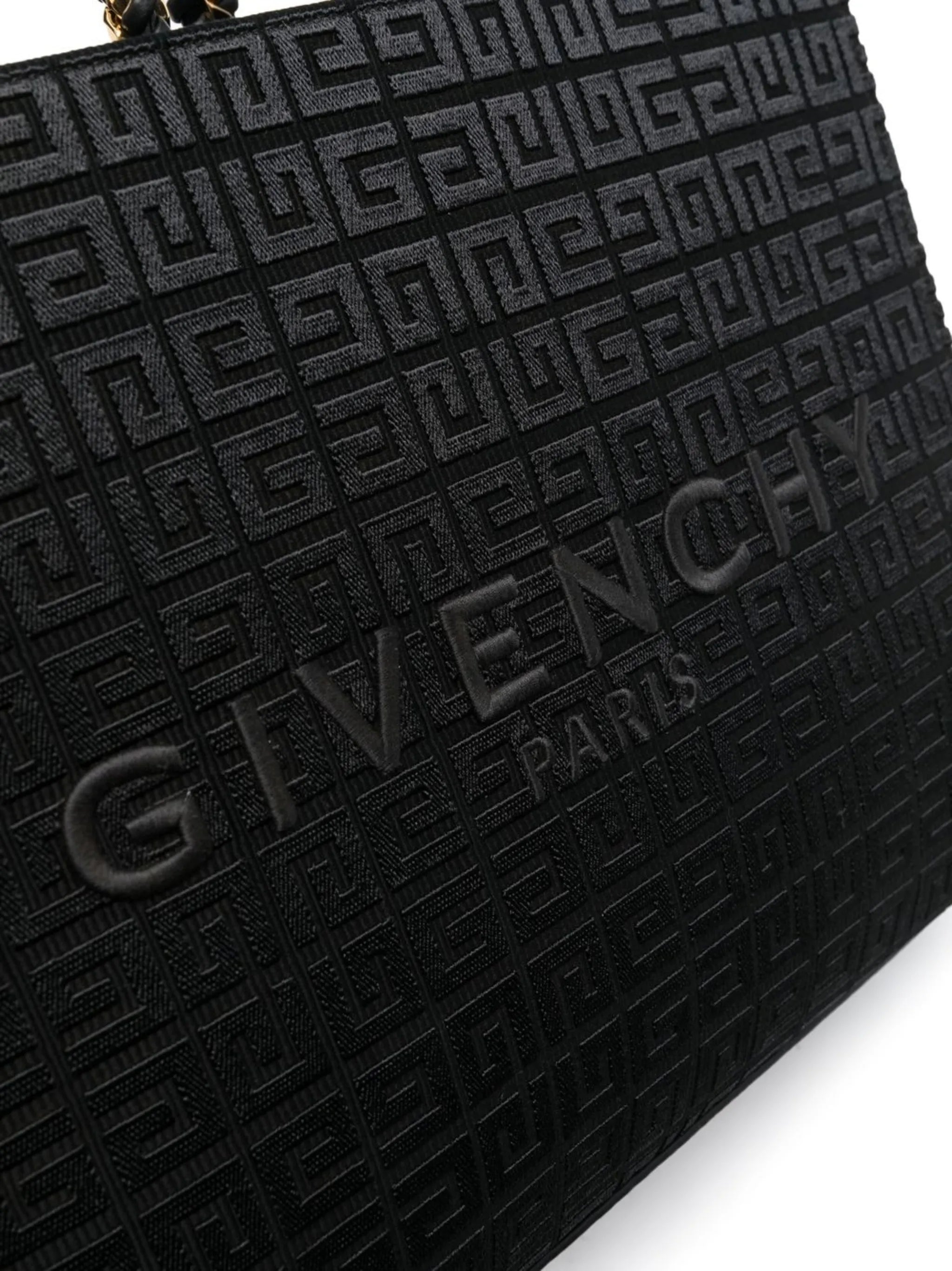 logo-print monogram-pattern tote bag
