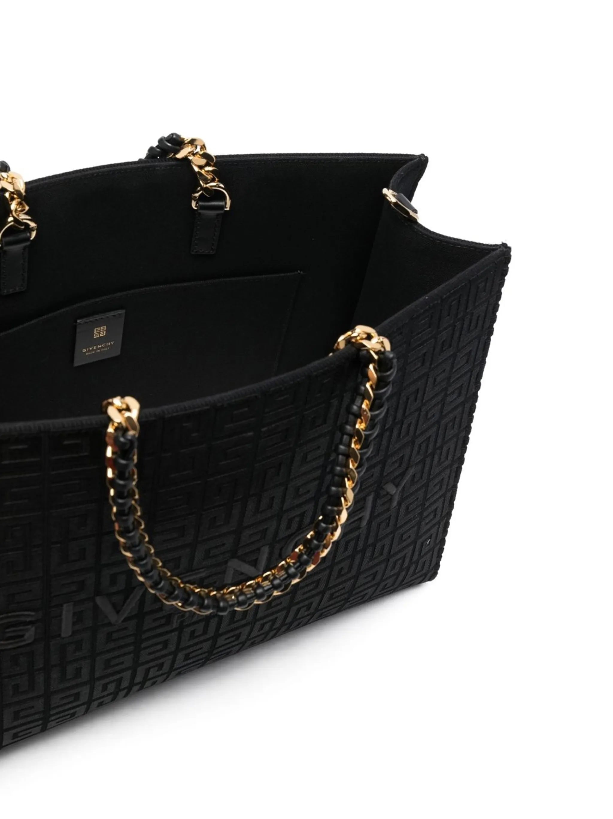 logo-print monogram-pattern tote bag