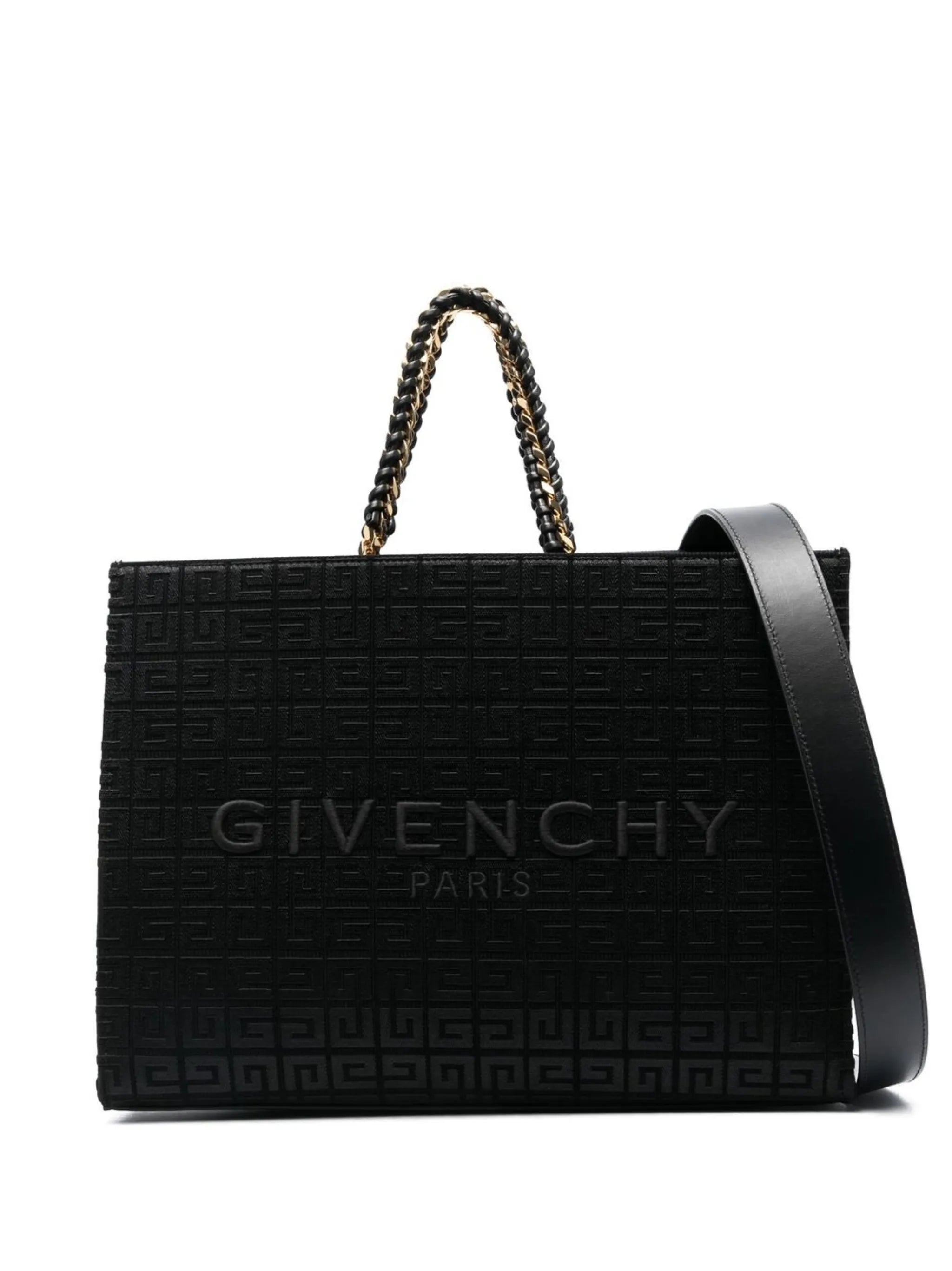 logo-print monogram-pattern tote bag