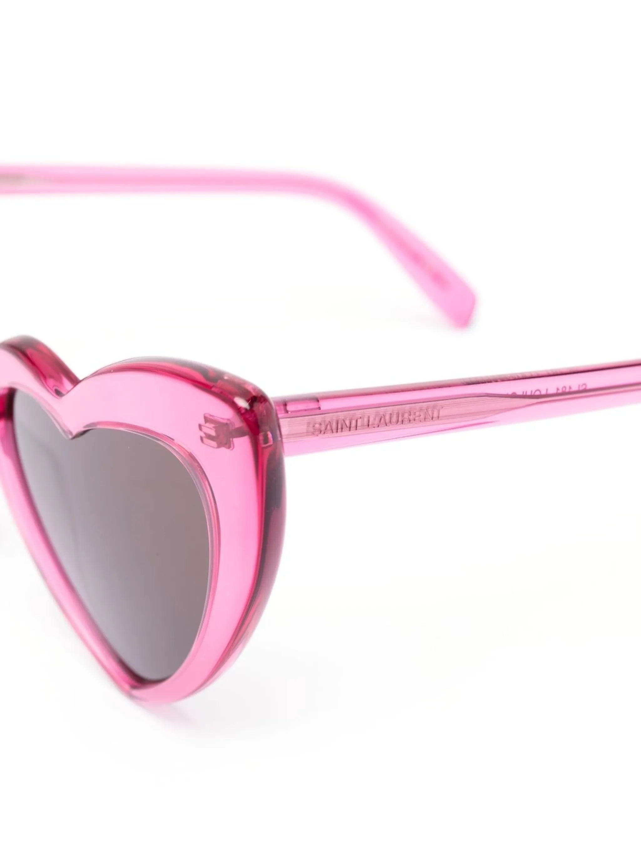 heart-frame tinted sunglasses
