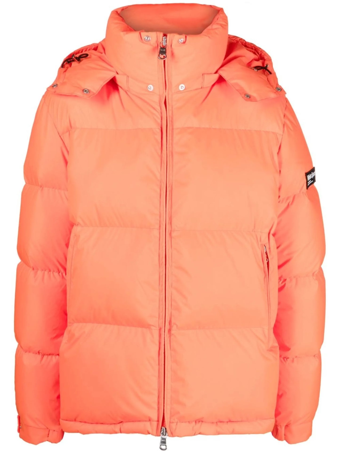 logo-patch padded jacket
