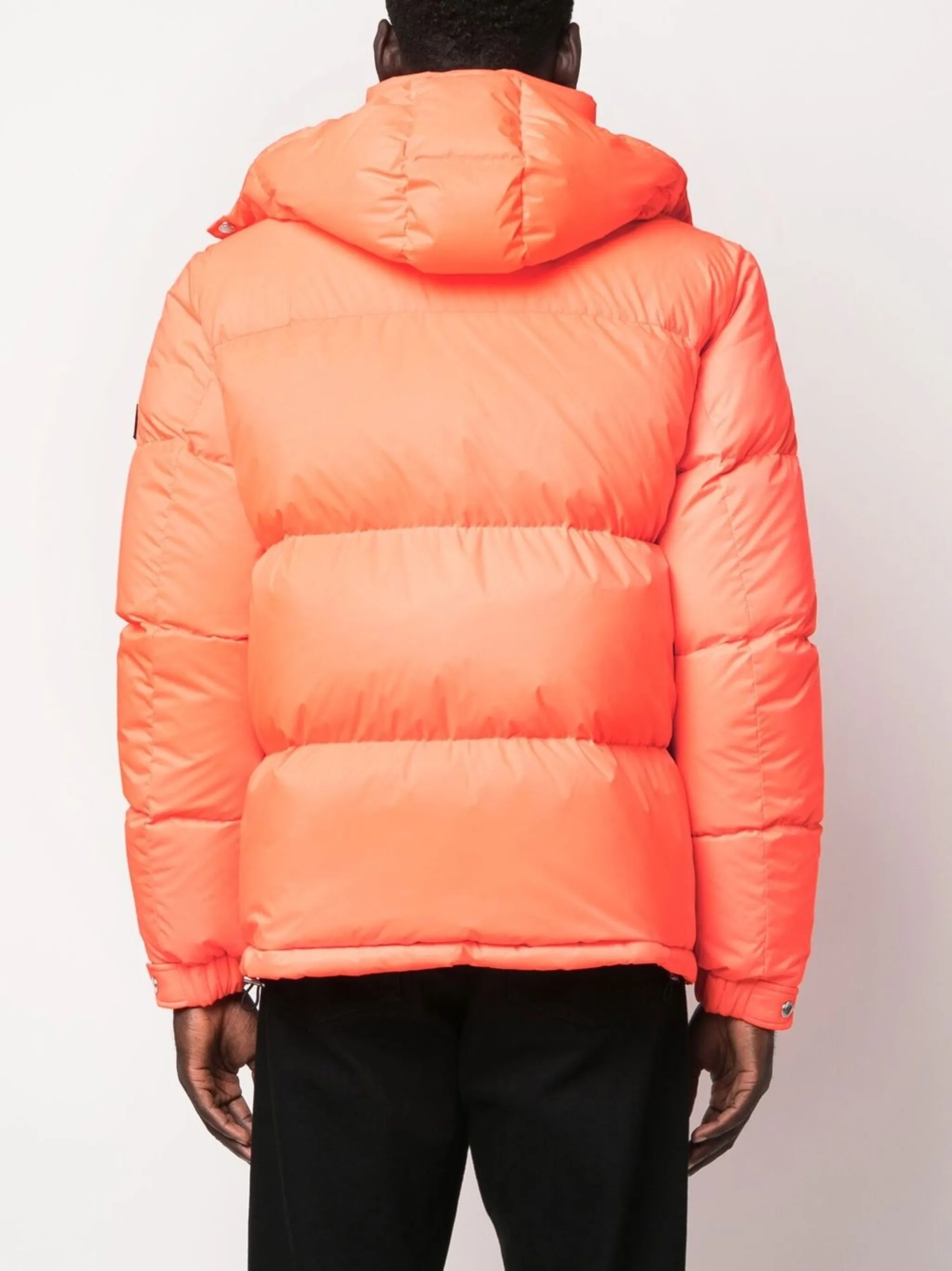 logo-patch padded jacket