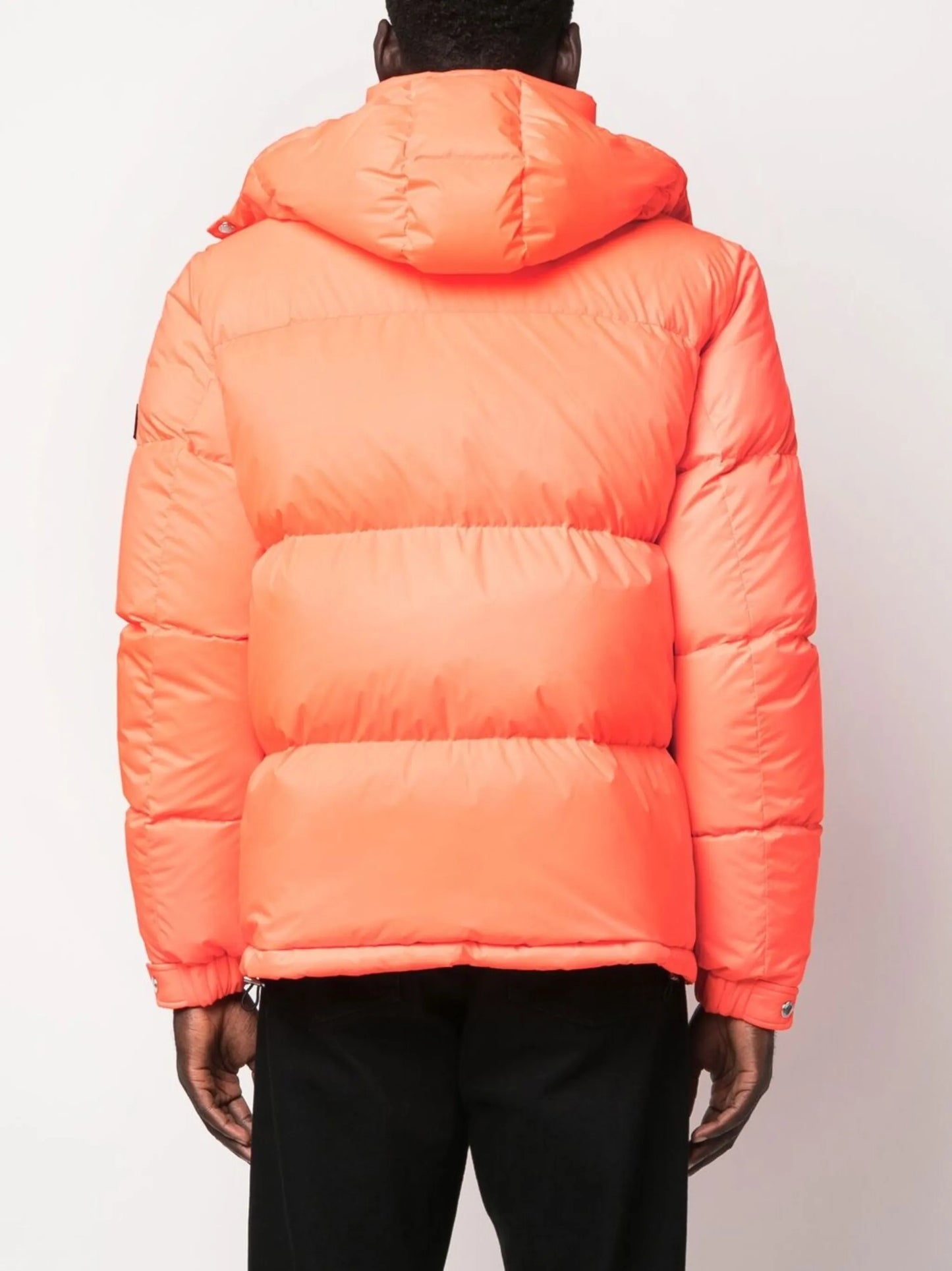 logo-patch padded jacket
