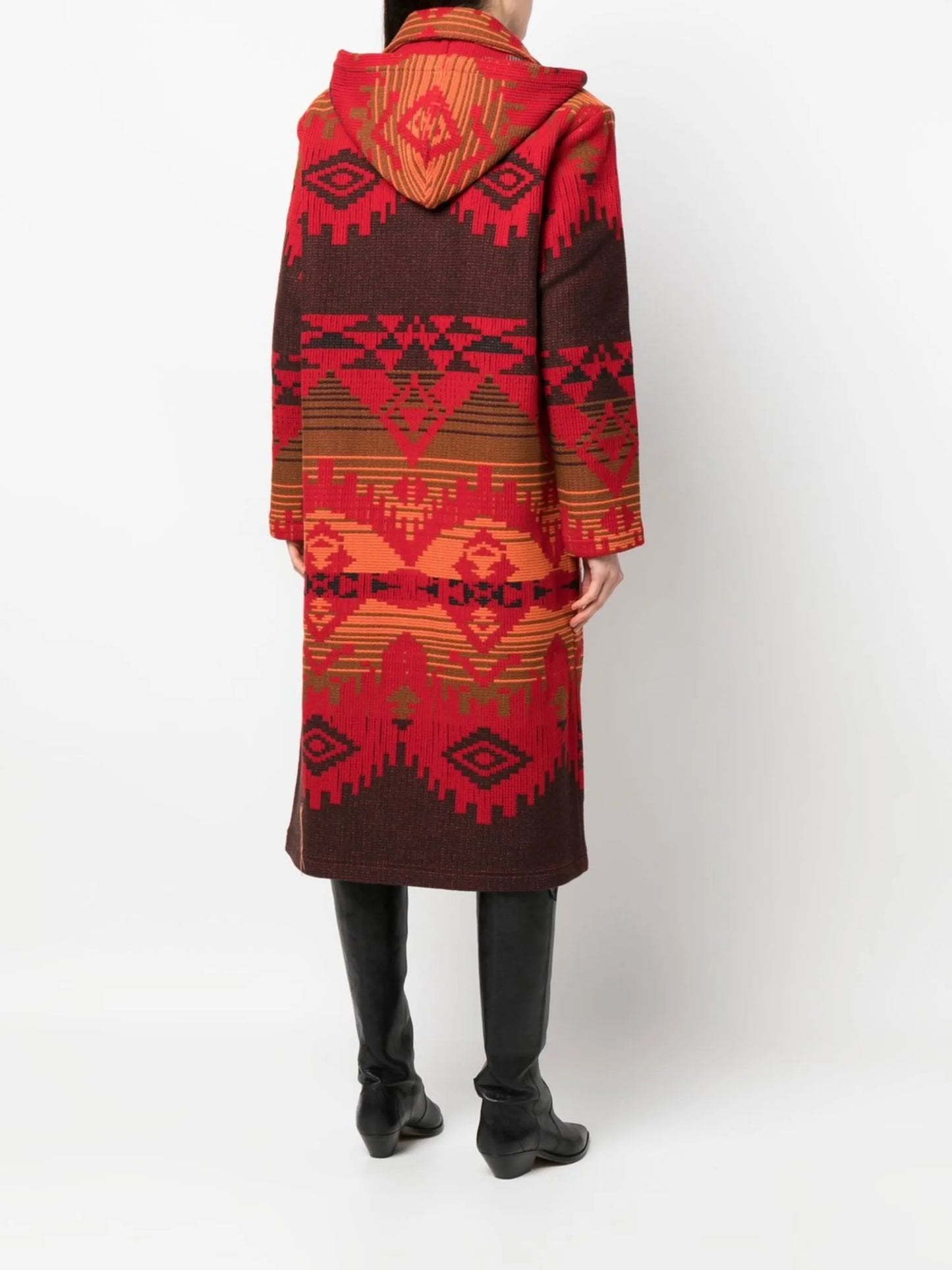 wool hooded coat