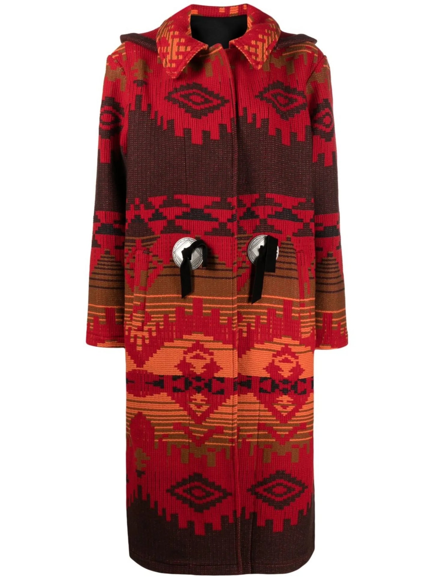 wool hooded coat