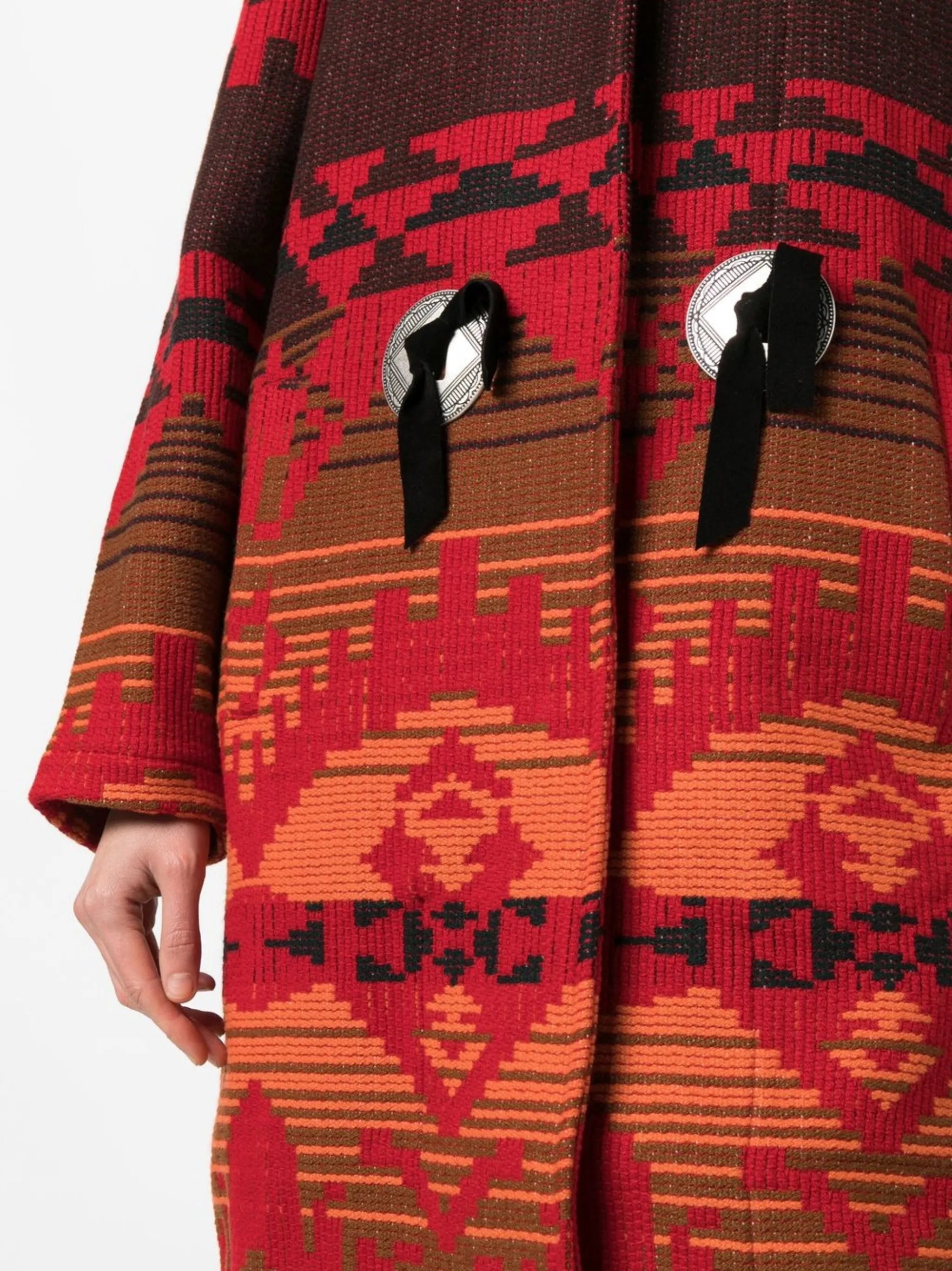 wool hooded coat