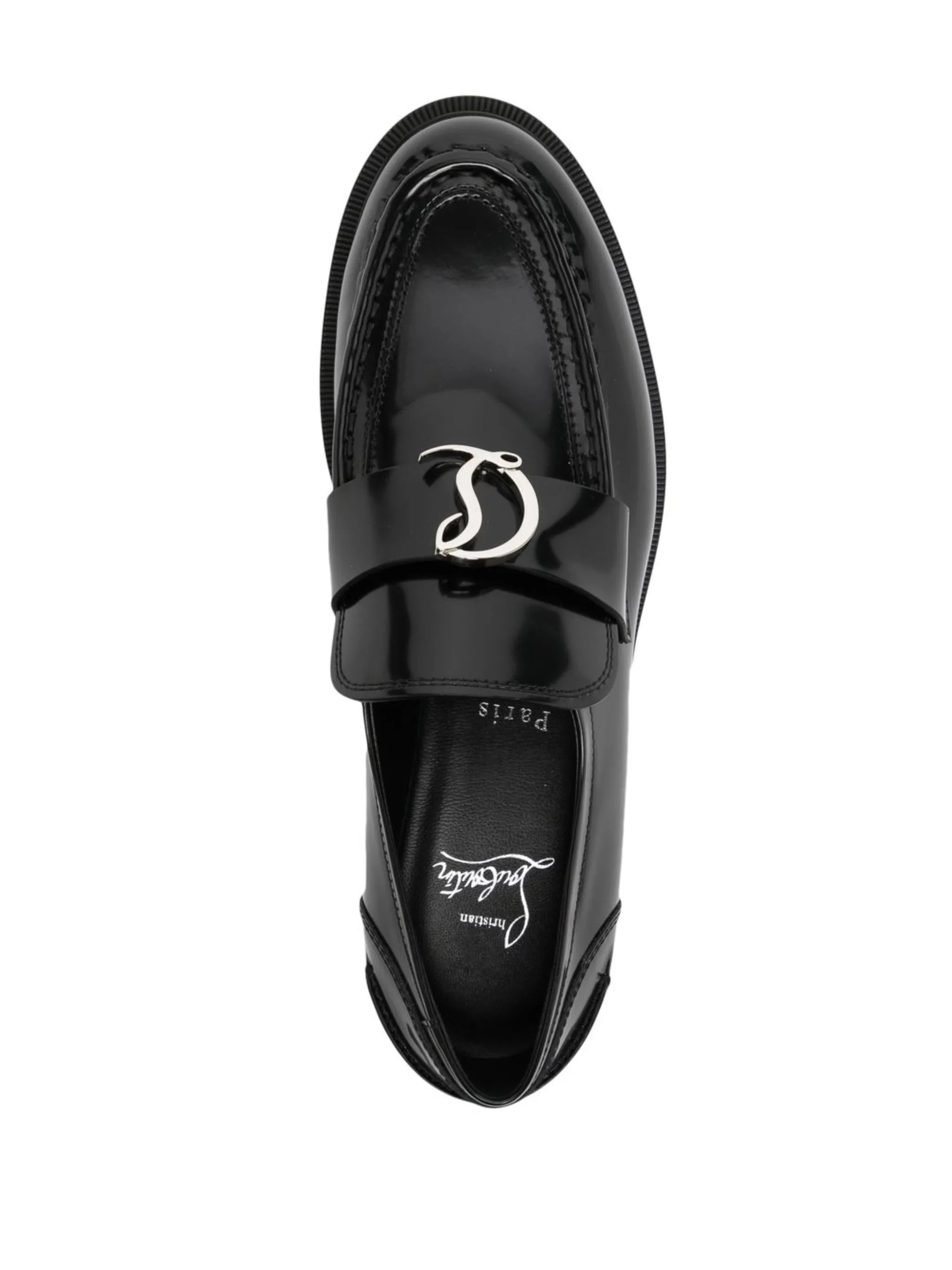 Moc chunky-soled leather loafers