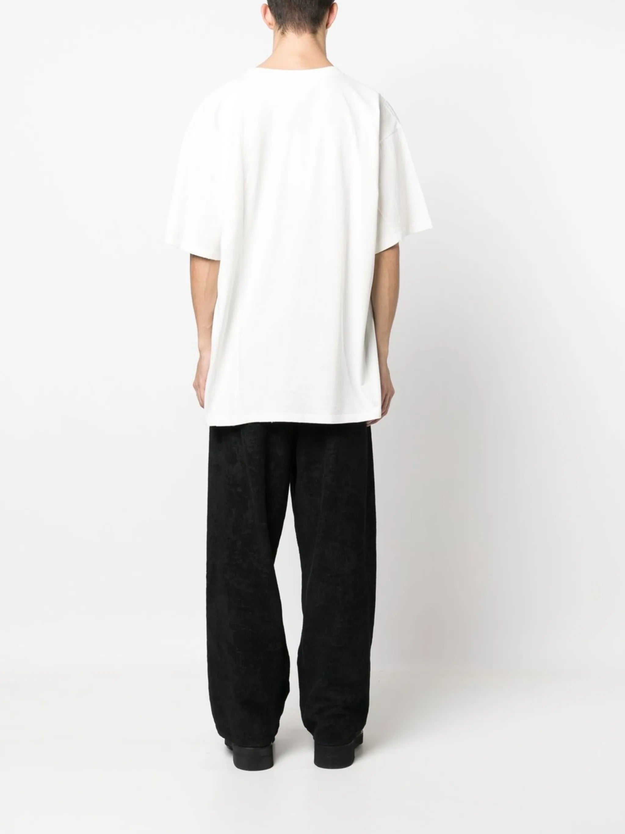 oversized panelled T-shirt
