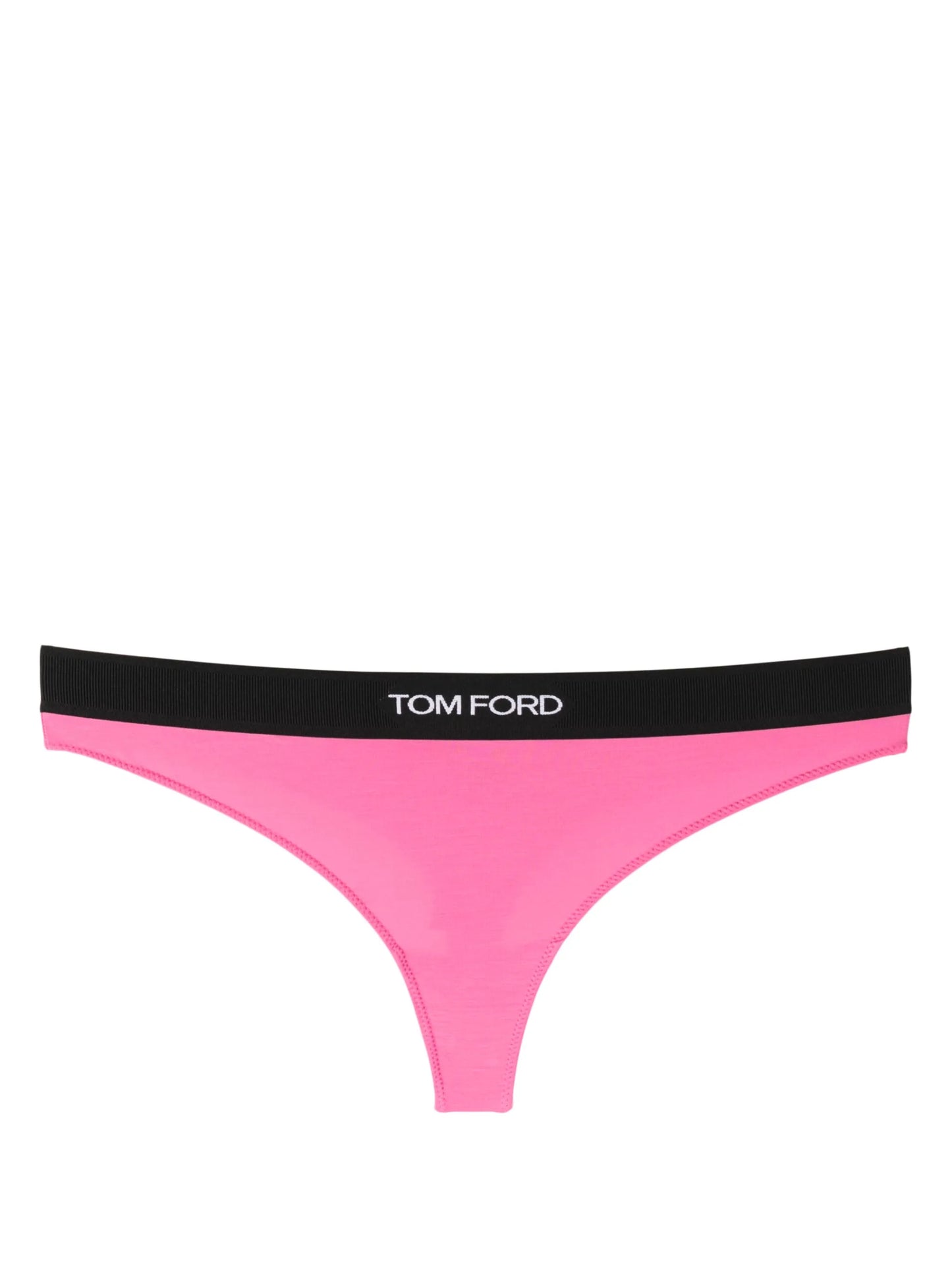 embroidered-logo thong