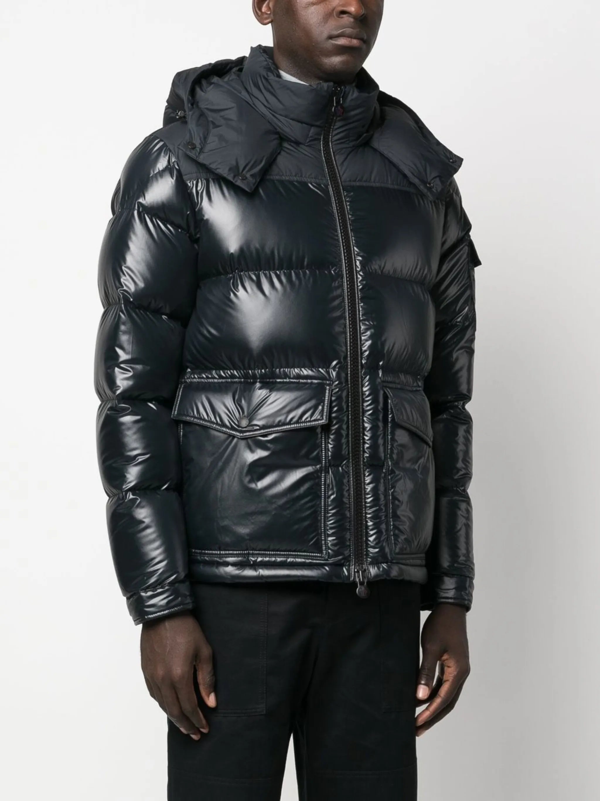 padded hooded jacket