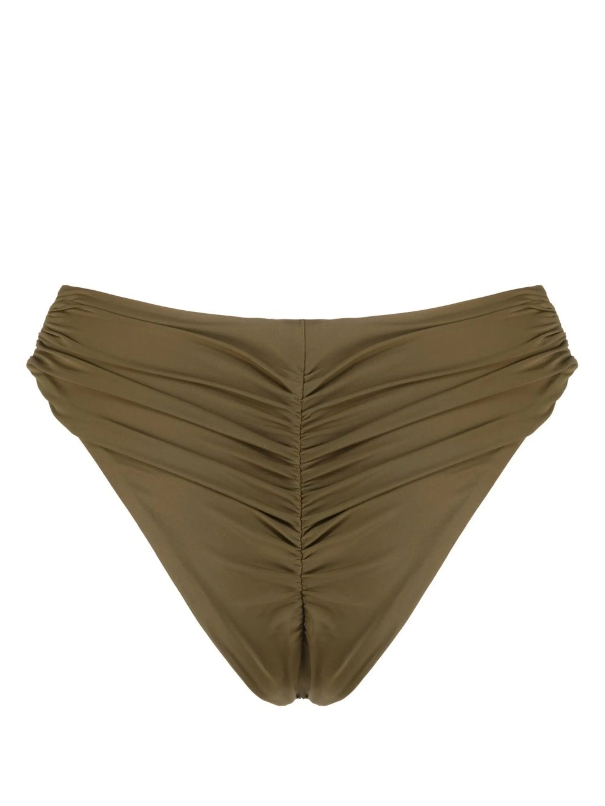 draped-detail bikini bottoms
