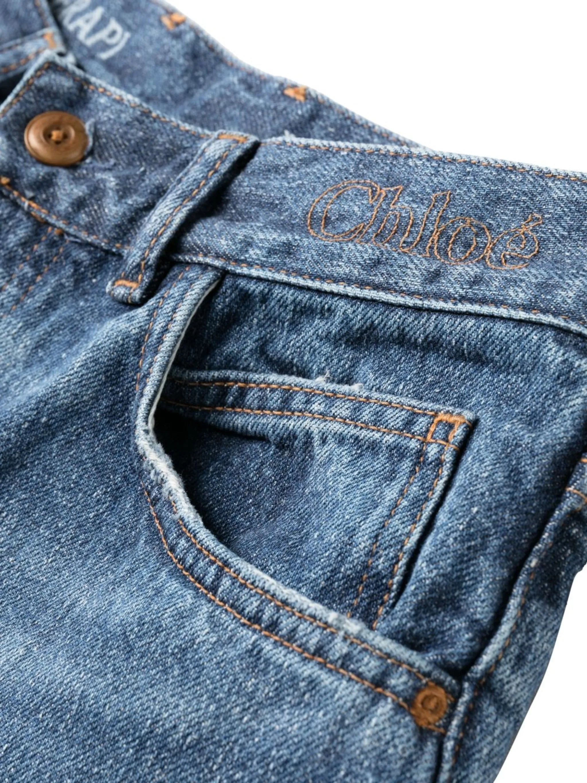 Recycled Cotton Denim Flared Jeans