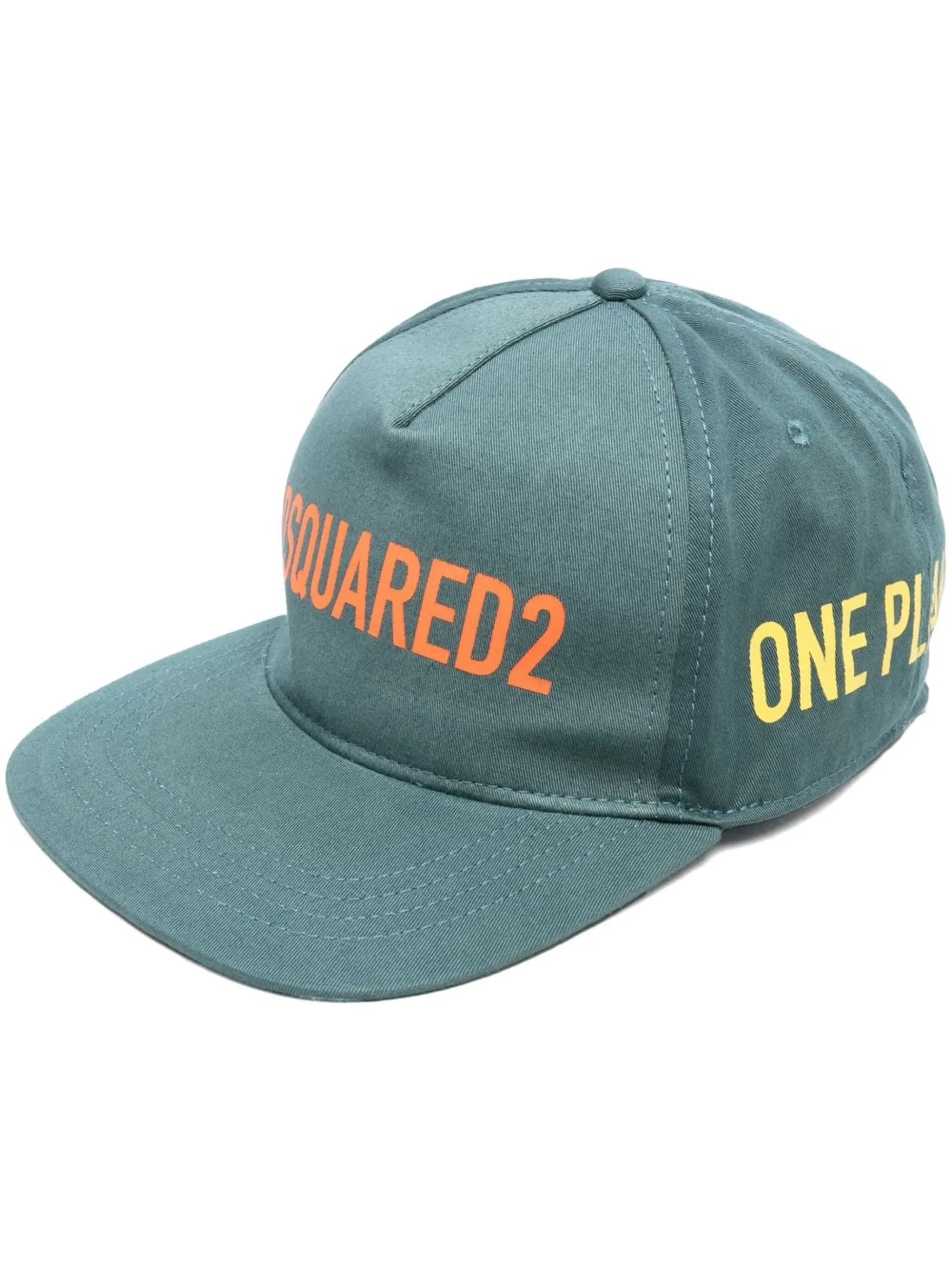 logo-print cotton cap