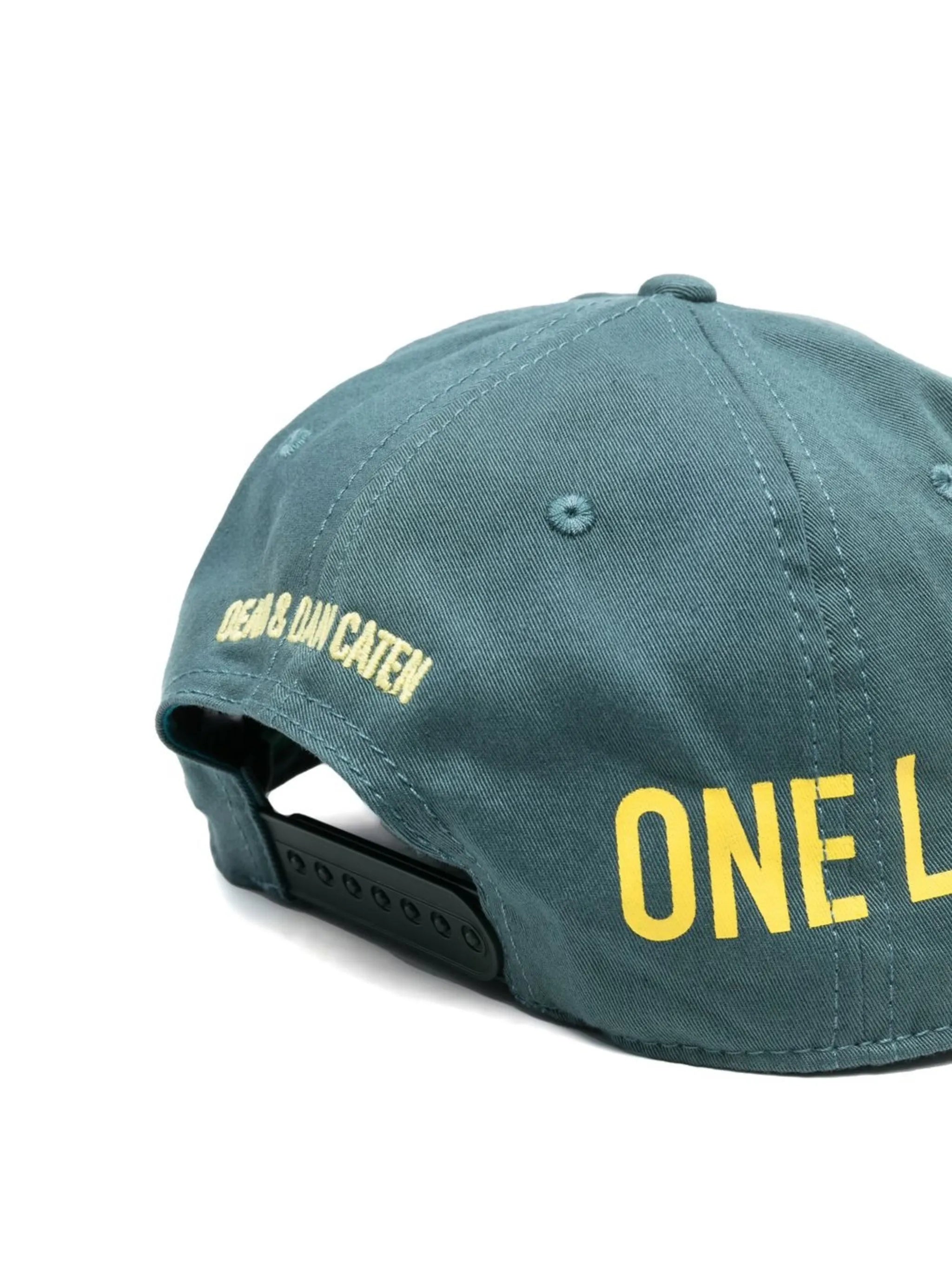 logo-print cotton cap