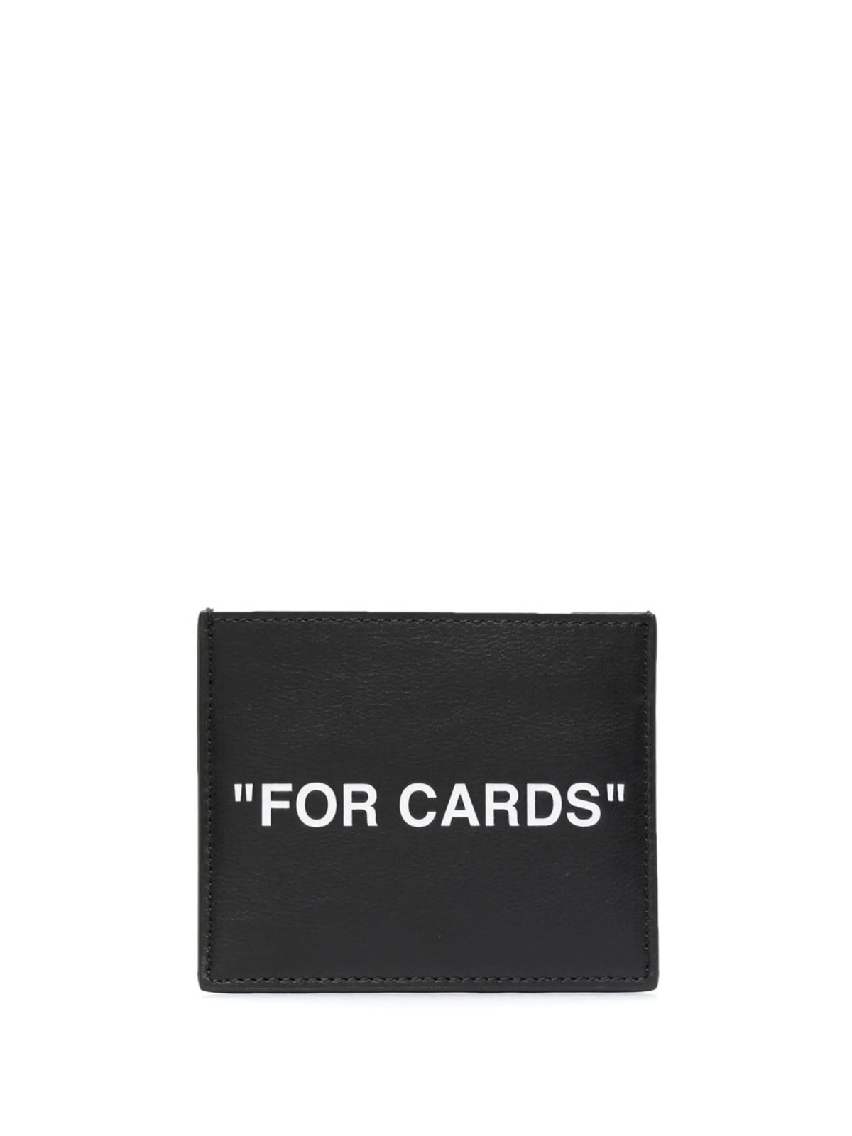 slogan-print cardholder