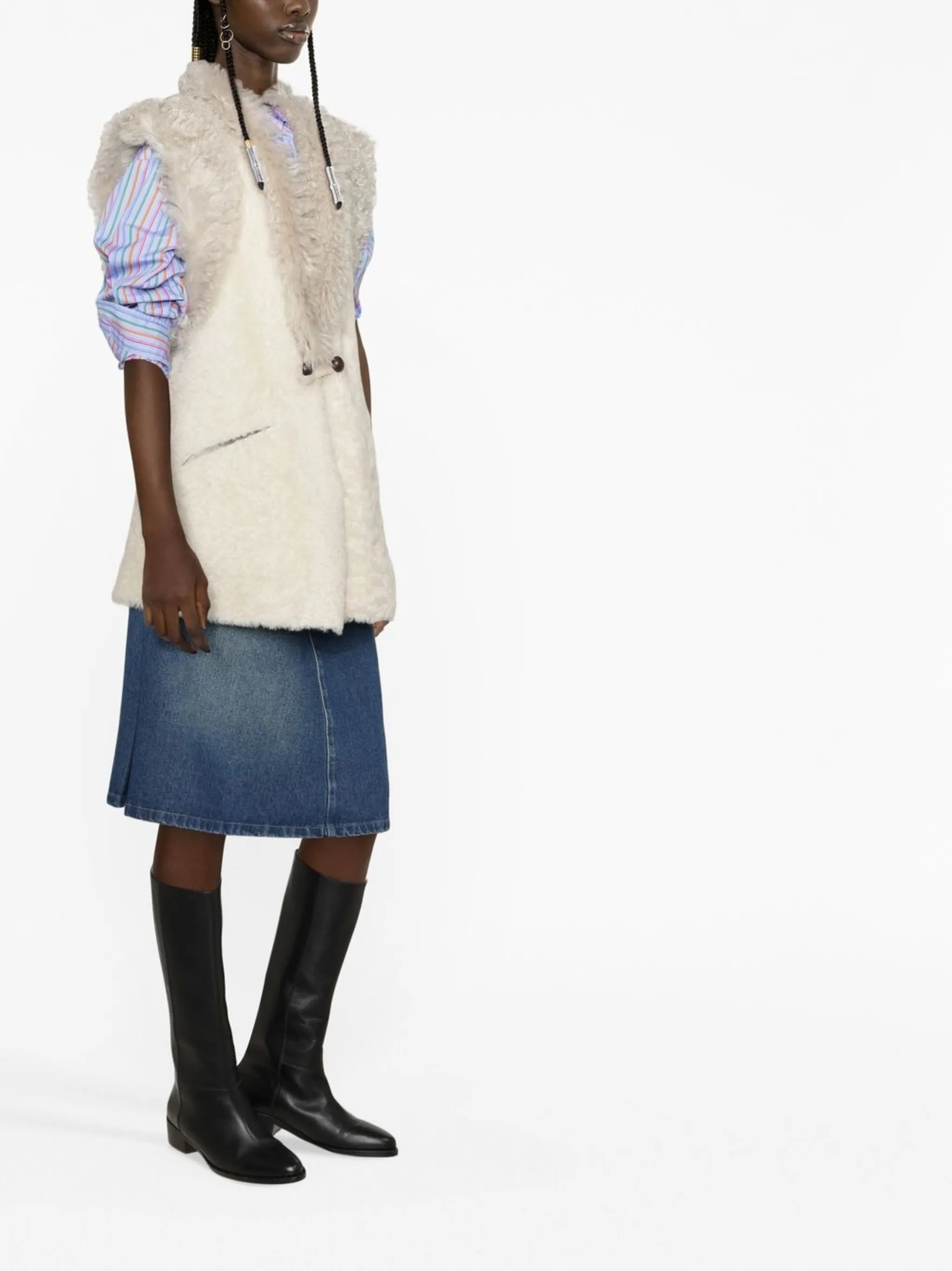 Bryana shearling gilet