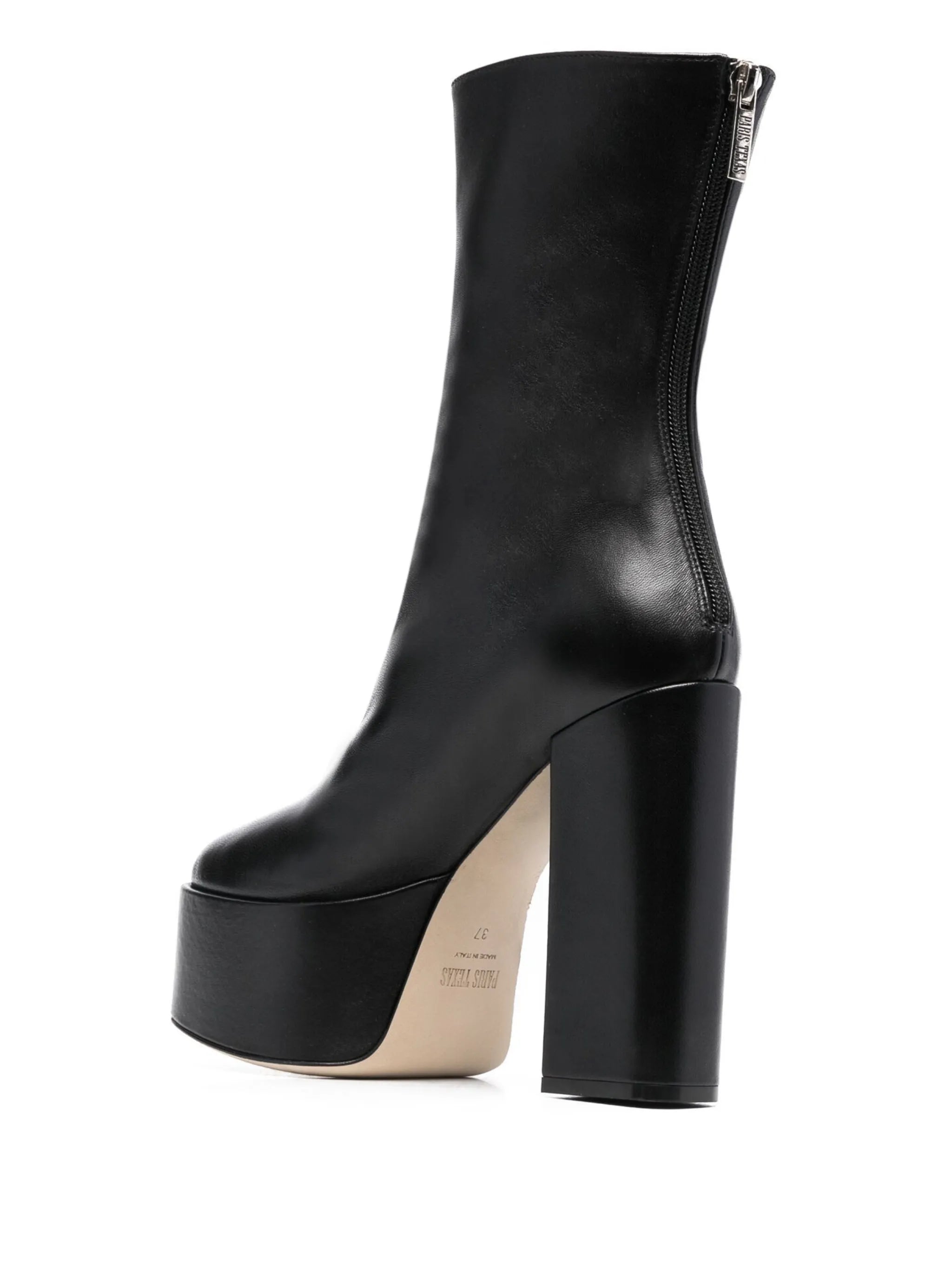135mm Lexy leather platform boots