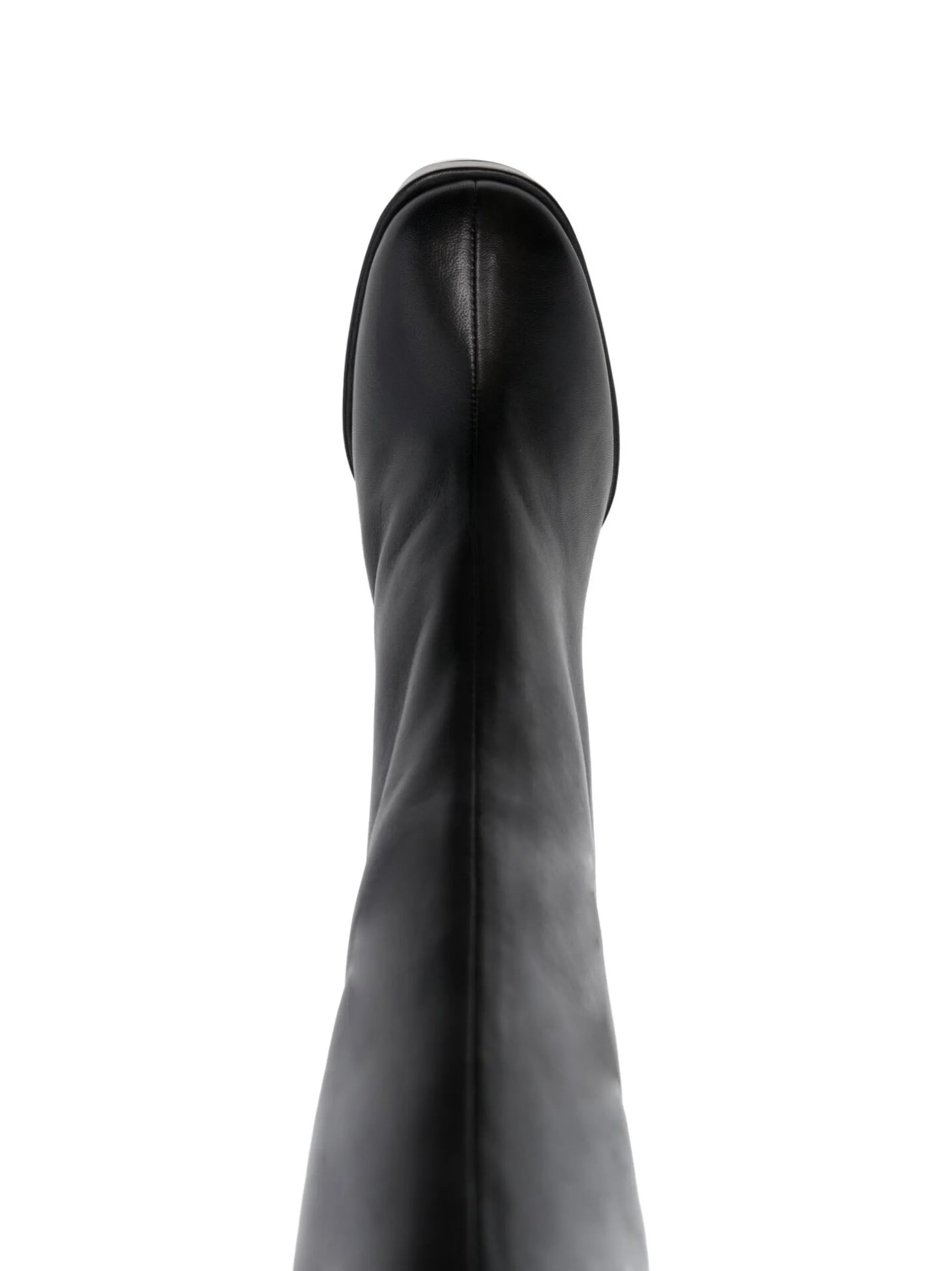 135mm Lexy leather platform boots