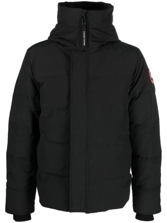 quilted hooded jacket