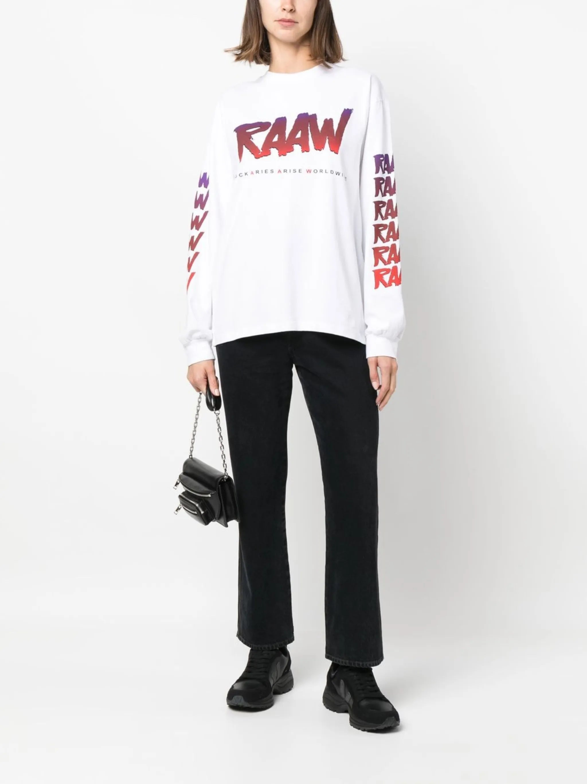 logo-print crew-neck sweatshirt