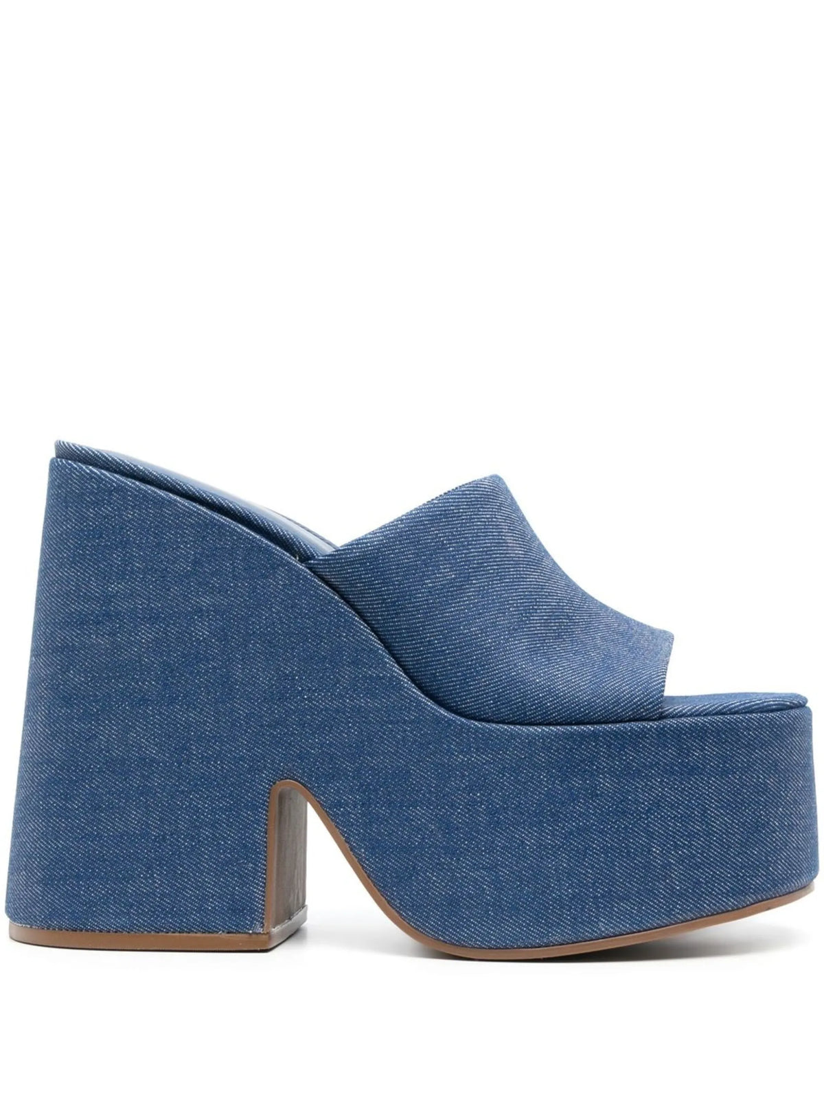 Wanda XX 160mm platform denim mules