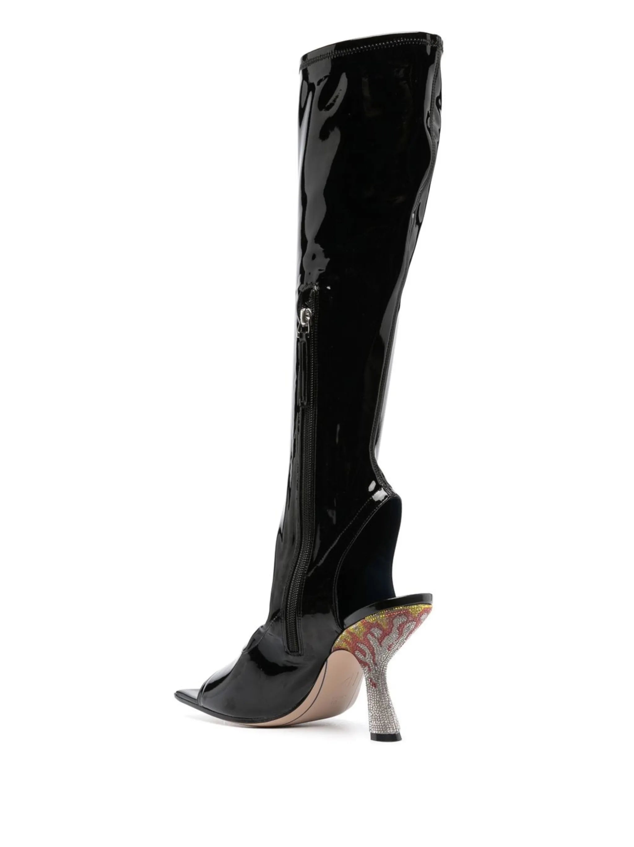 Helena 95mm open-toe boots