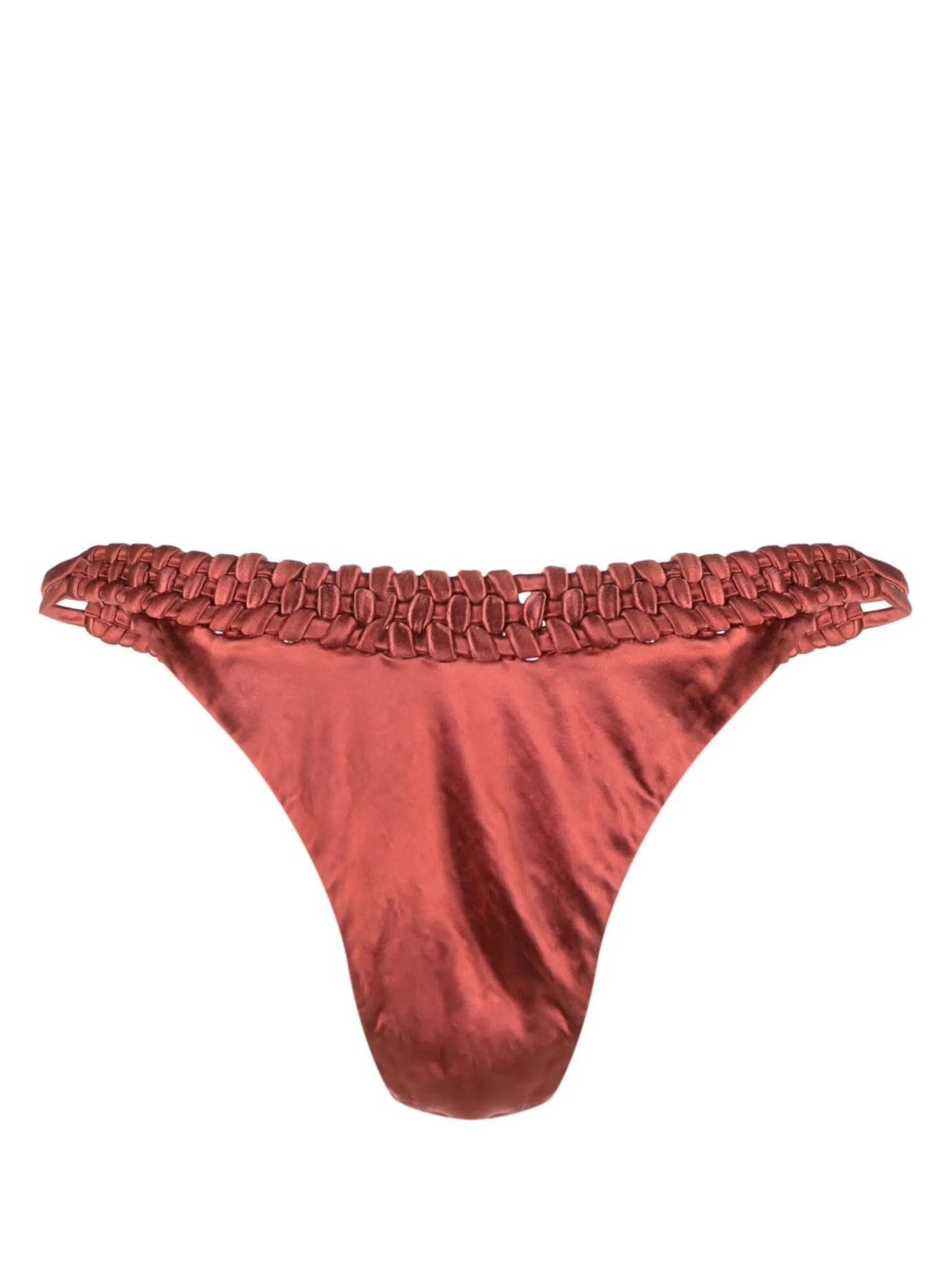 chain-link detailing bikini bottom