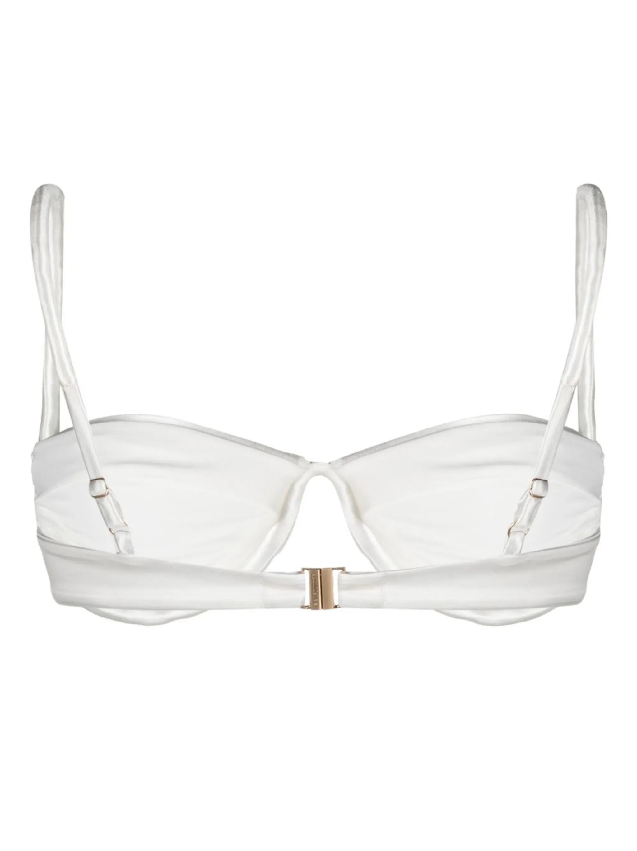 Cloud satin bikini top