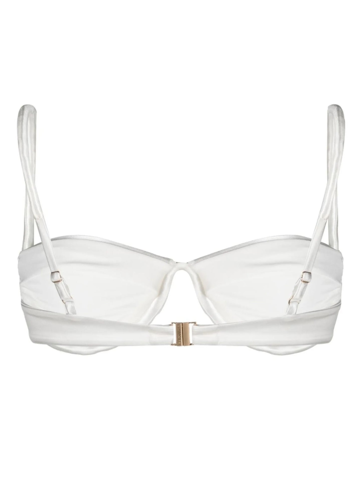 Cloud satin bikini top