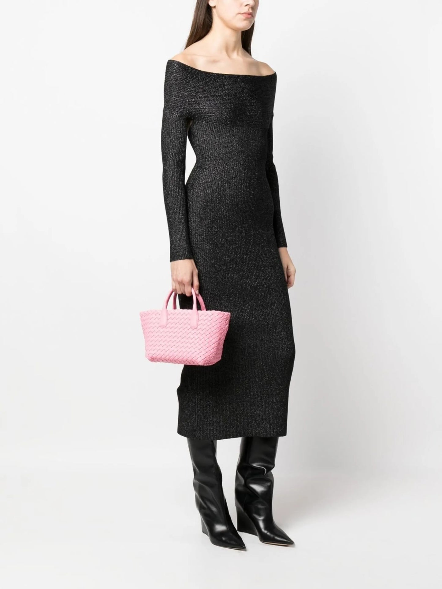 Mini Cabat leather tote bag