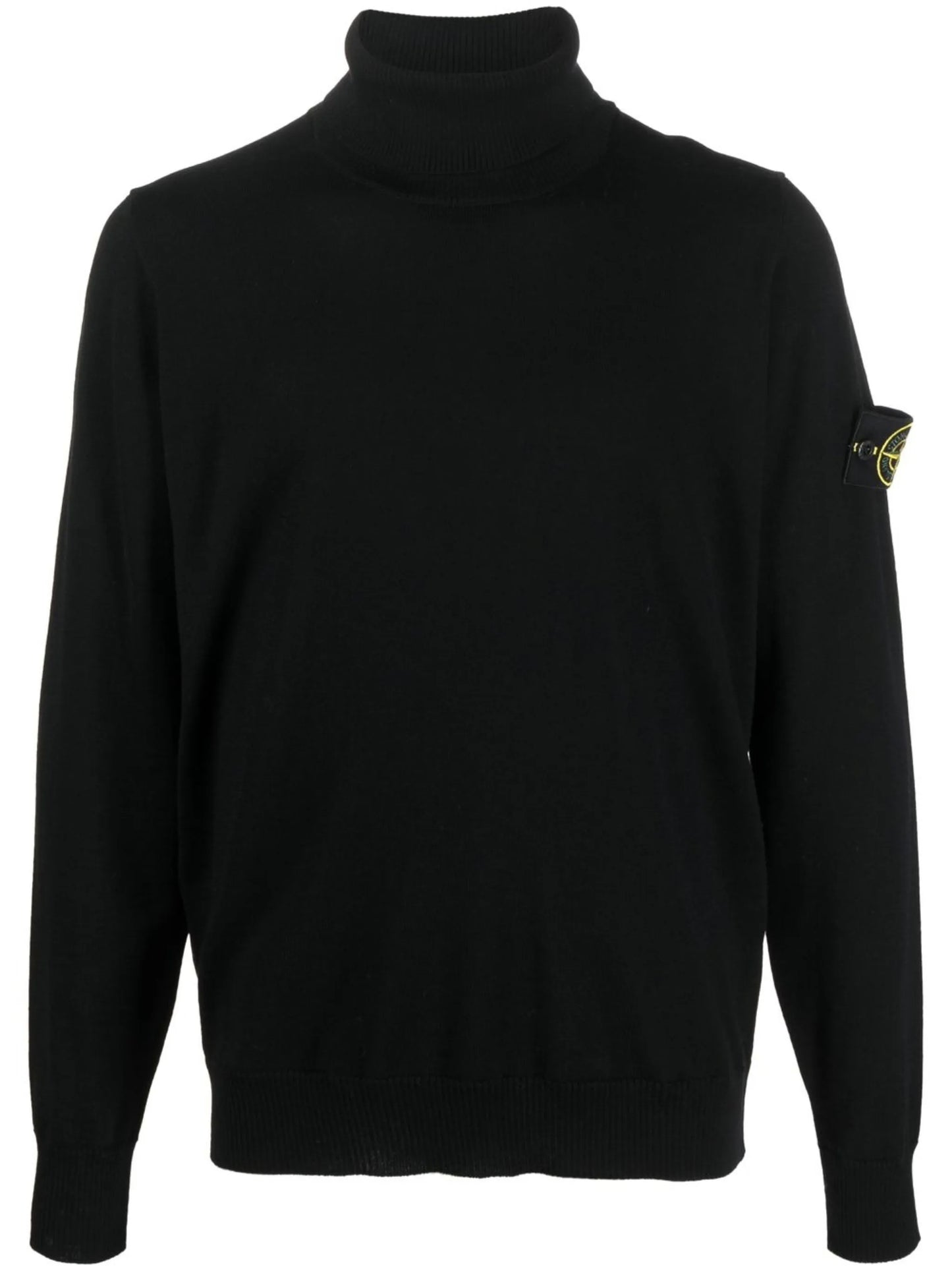compass-patch rollneck sweater