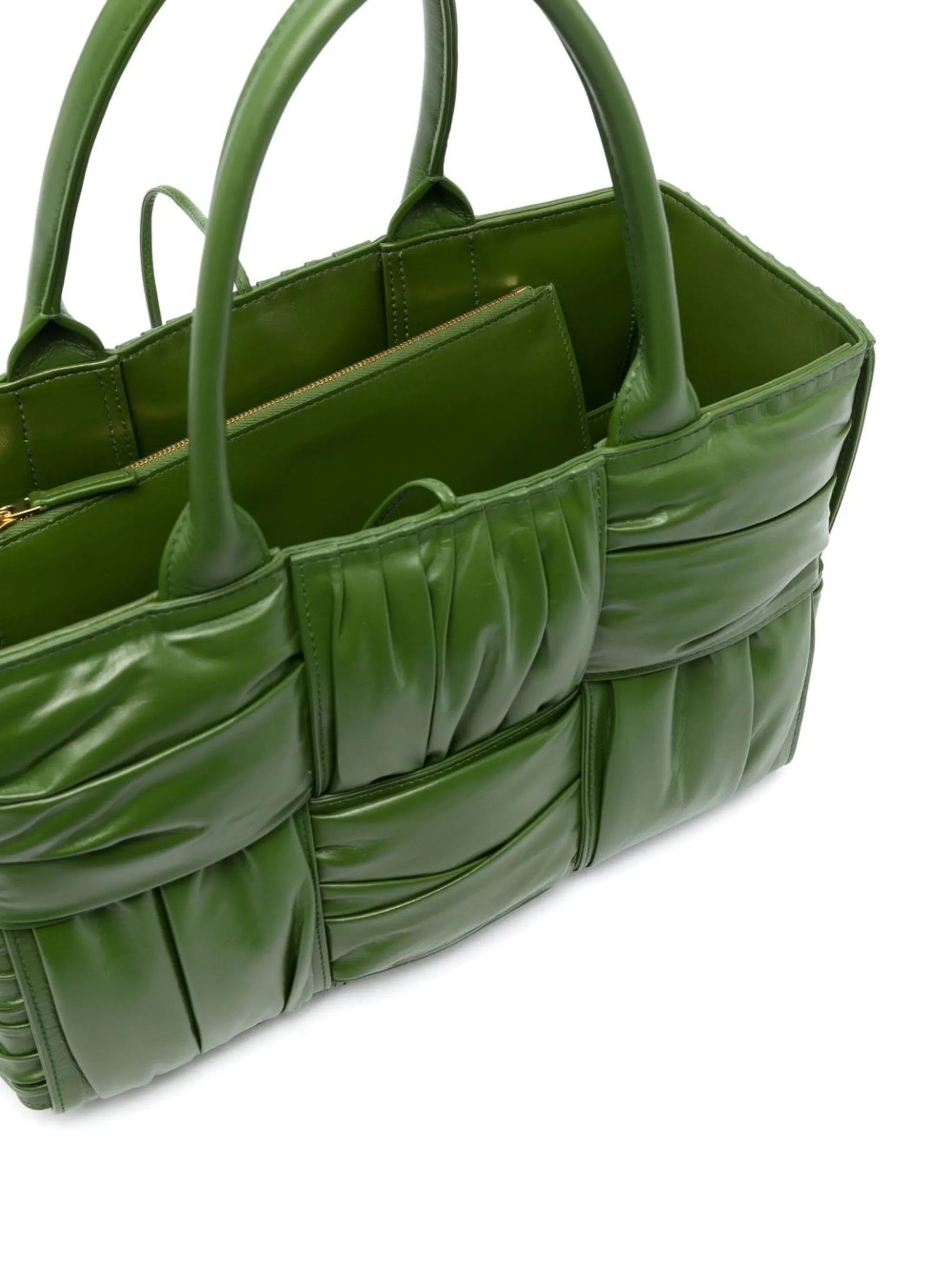small Arco Intreccio Plisse tote bag