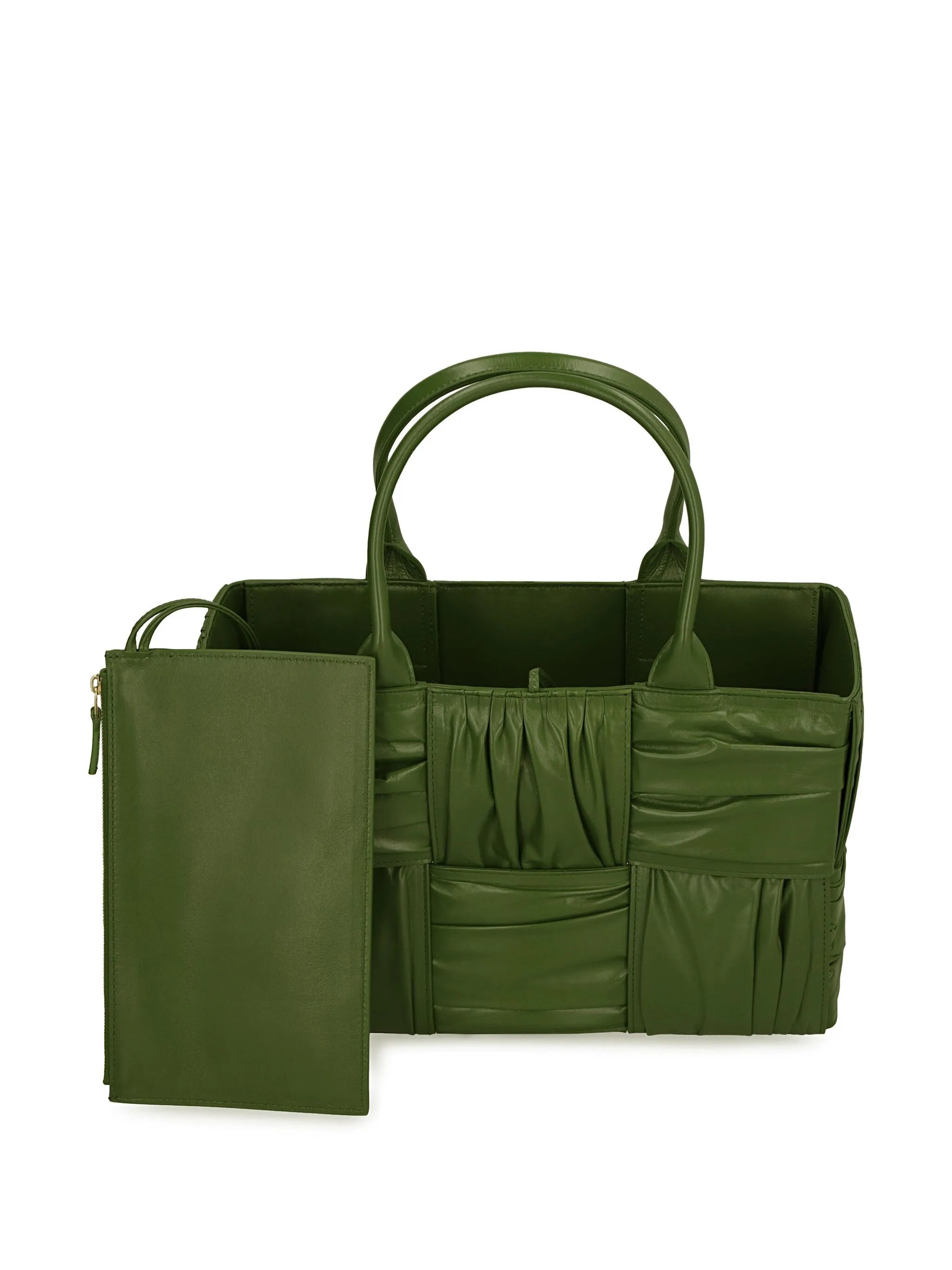 small Arco Intreccio Plisse tote bag