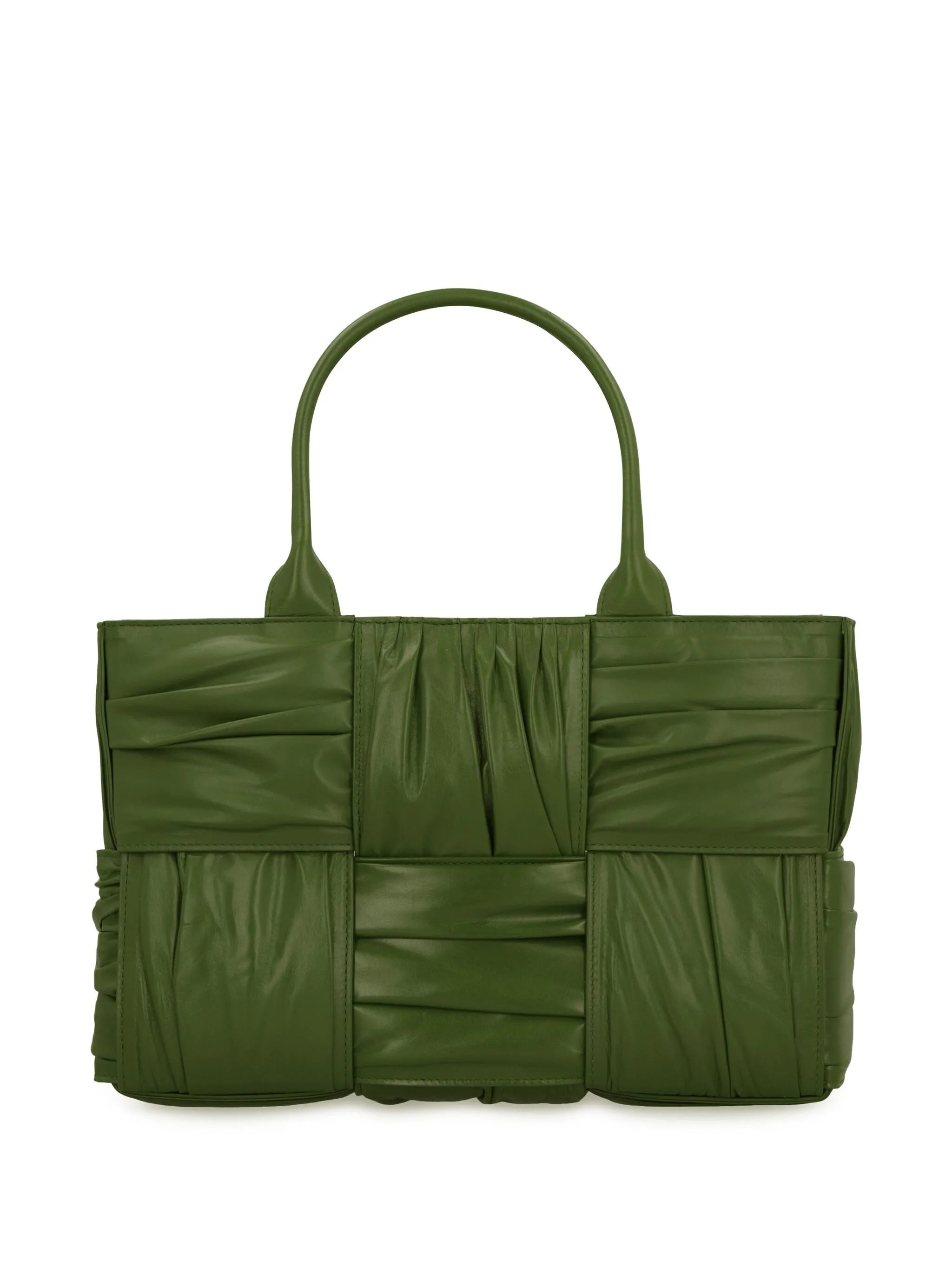 small Arco Intreccio Plisse tote bag