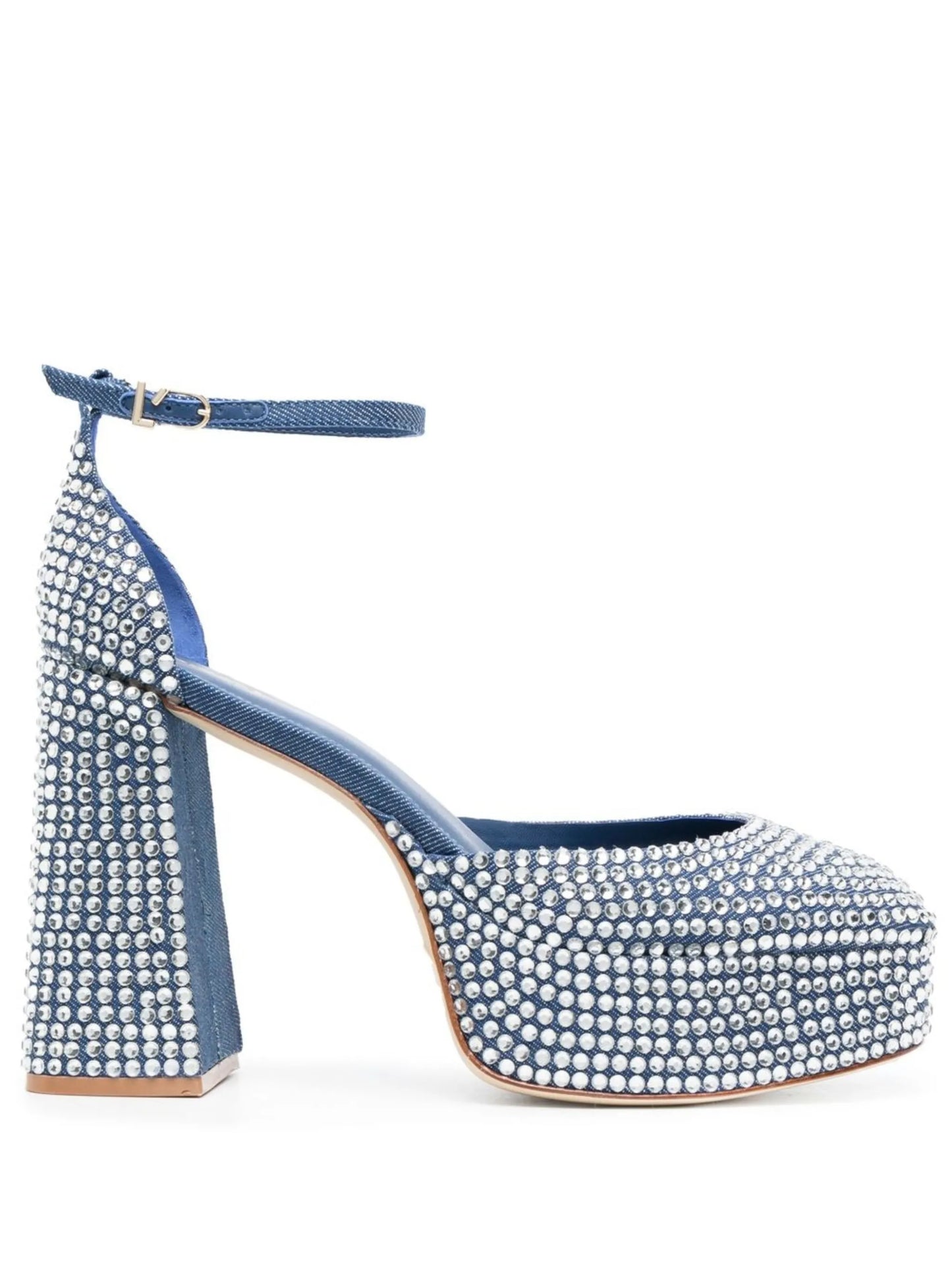 Ari XX crystal 125mm platform pumps