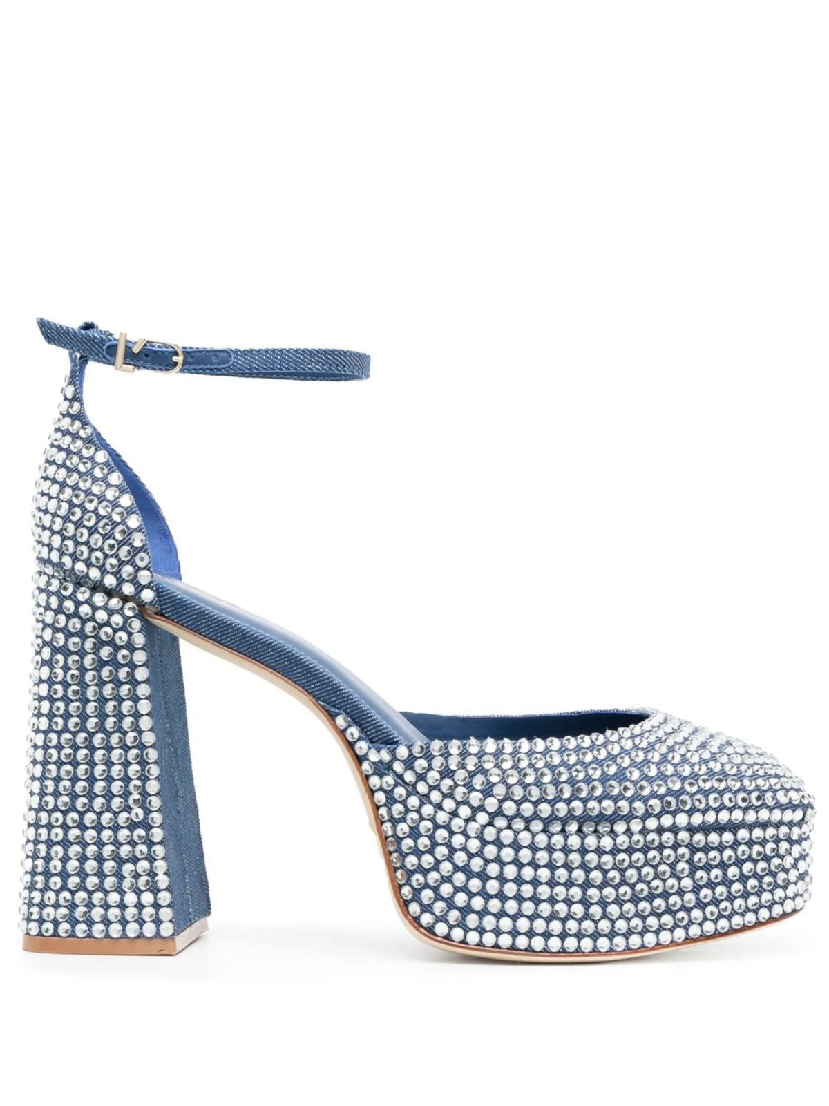 Ari XX crystal 125mm platform pumps