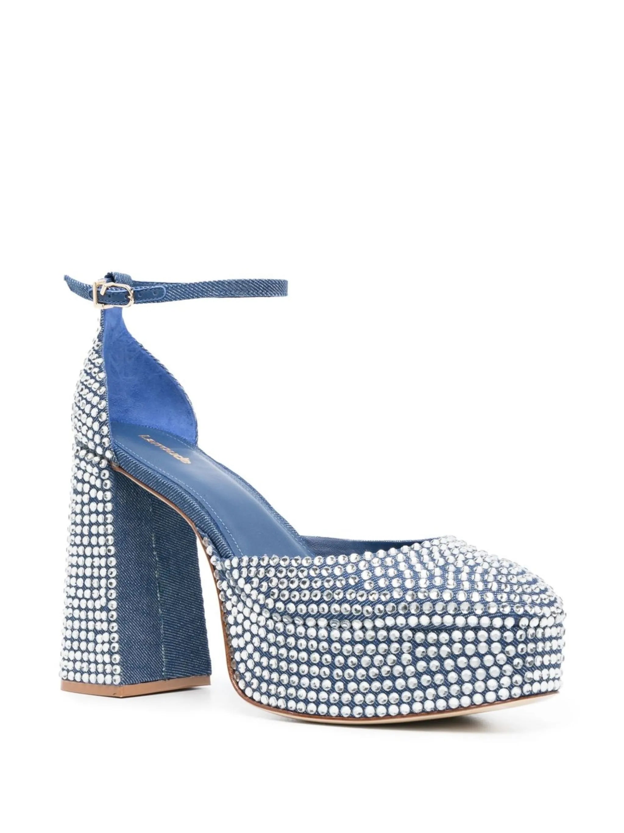 Ari XX crystal 125mm platform pumps
