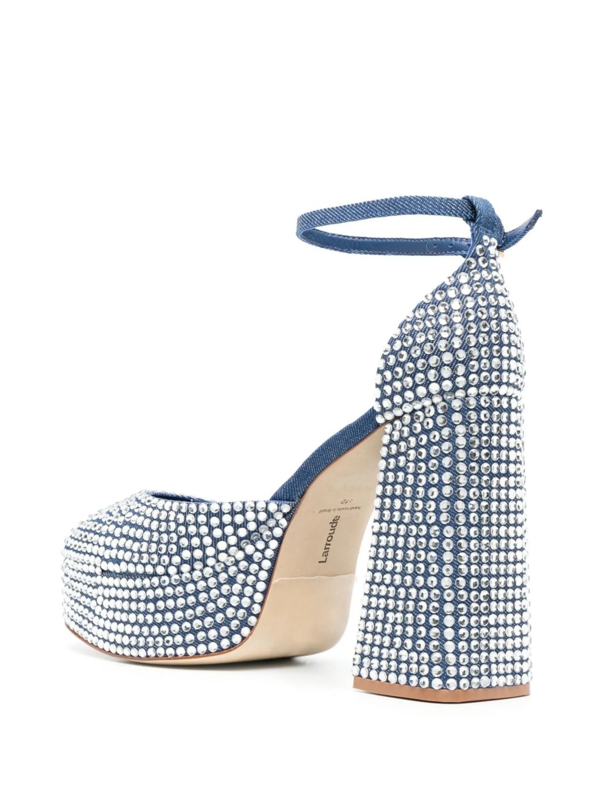 Ari XX crystal 125mm platform pumps