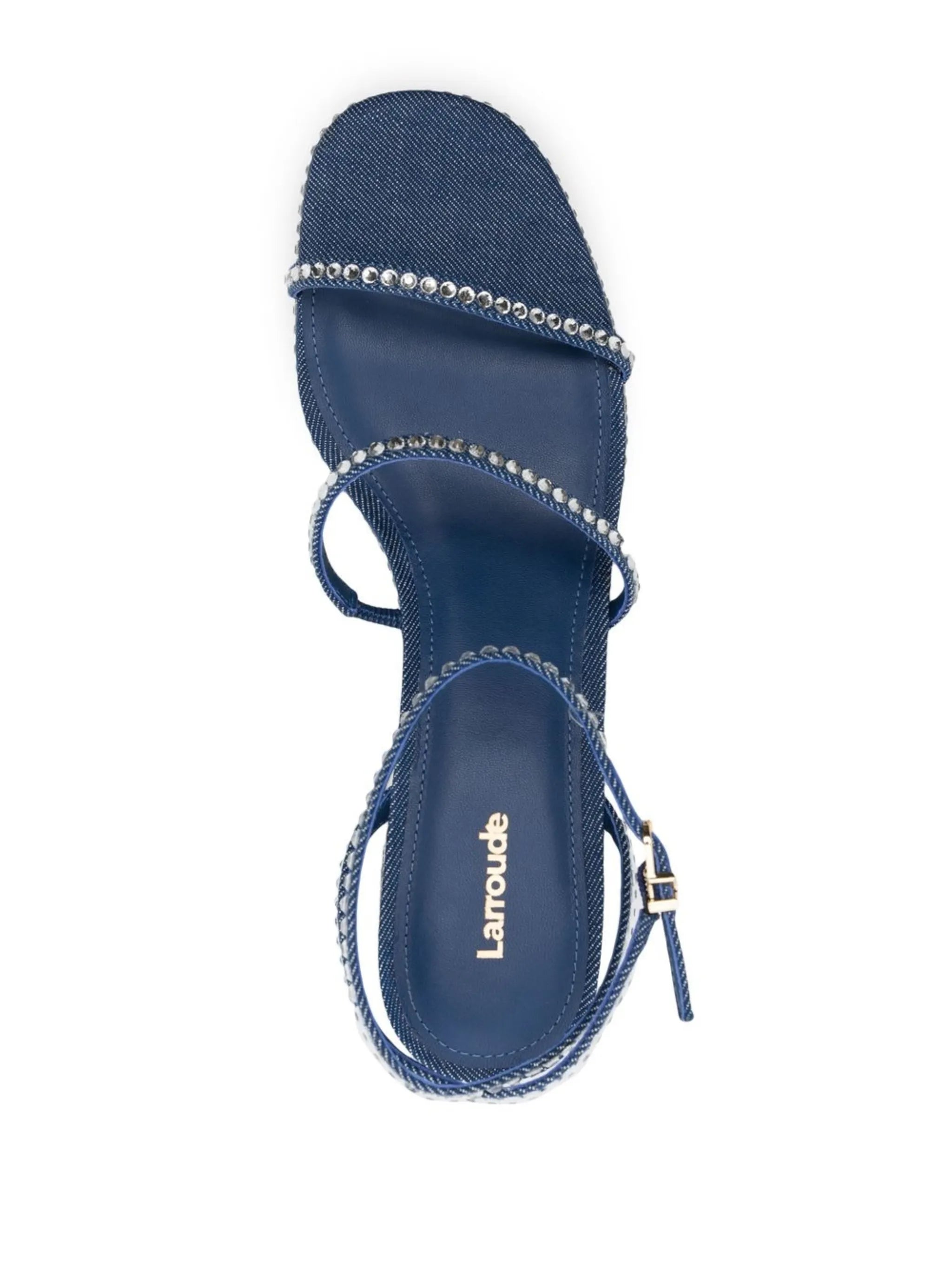 Gio crystal 65mm leather sandals