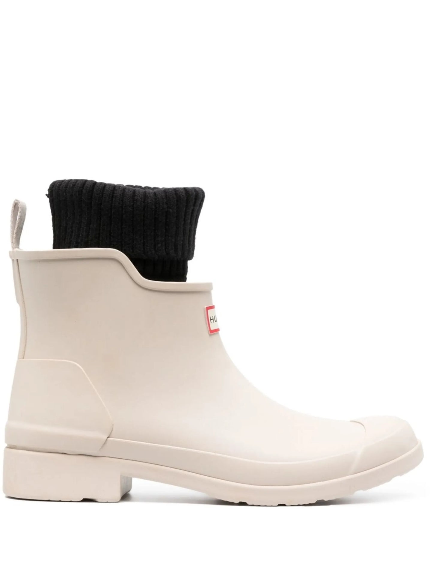 sock-style Chelsea rain boots