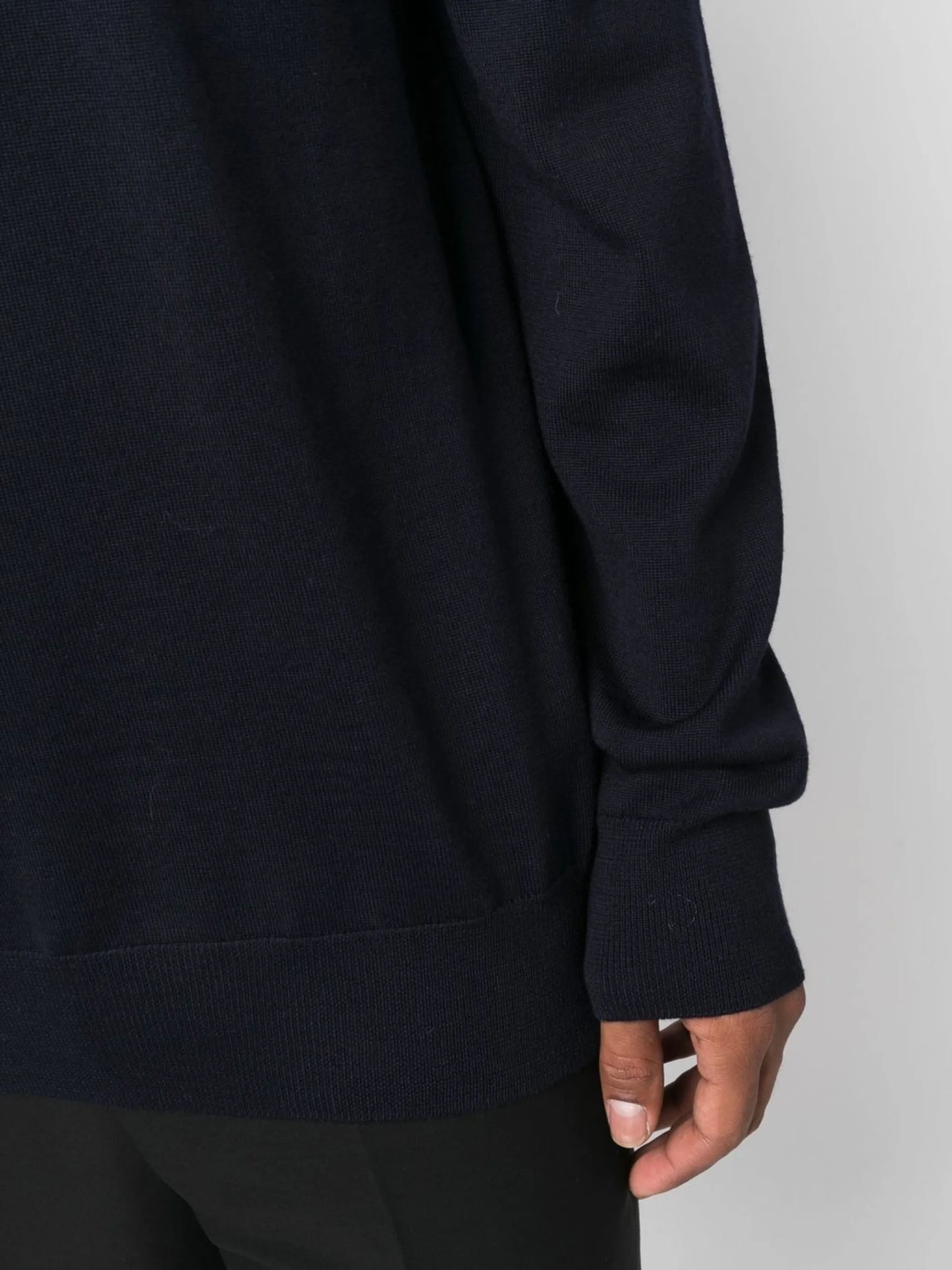 crew-neck wool jumper