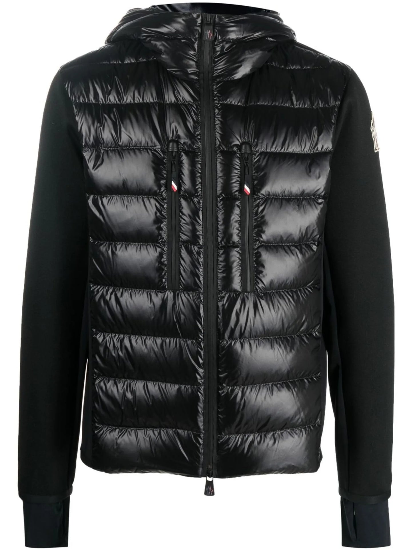 logo-patch padded-panel jacket