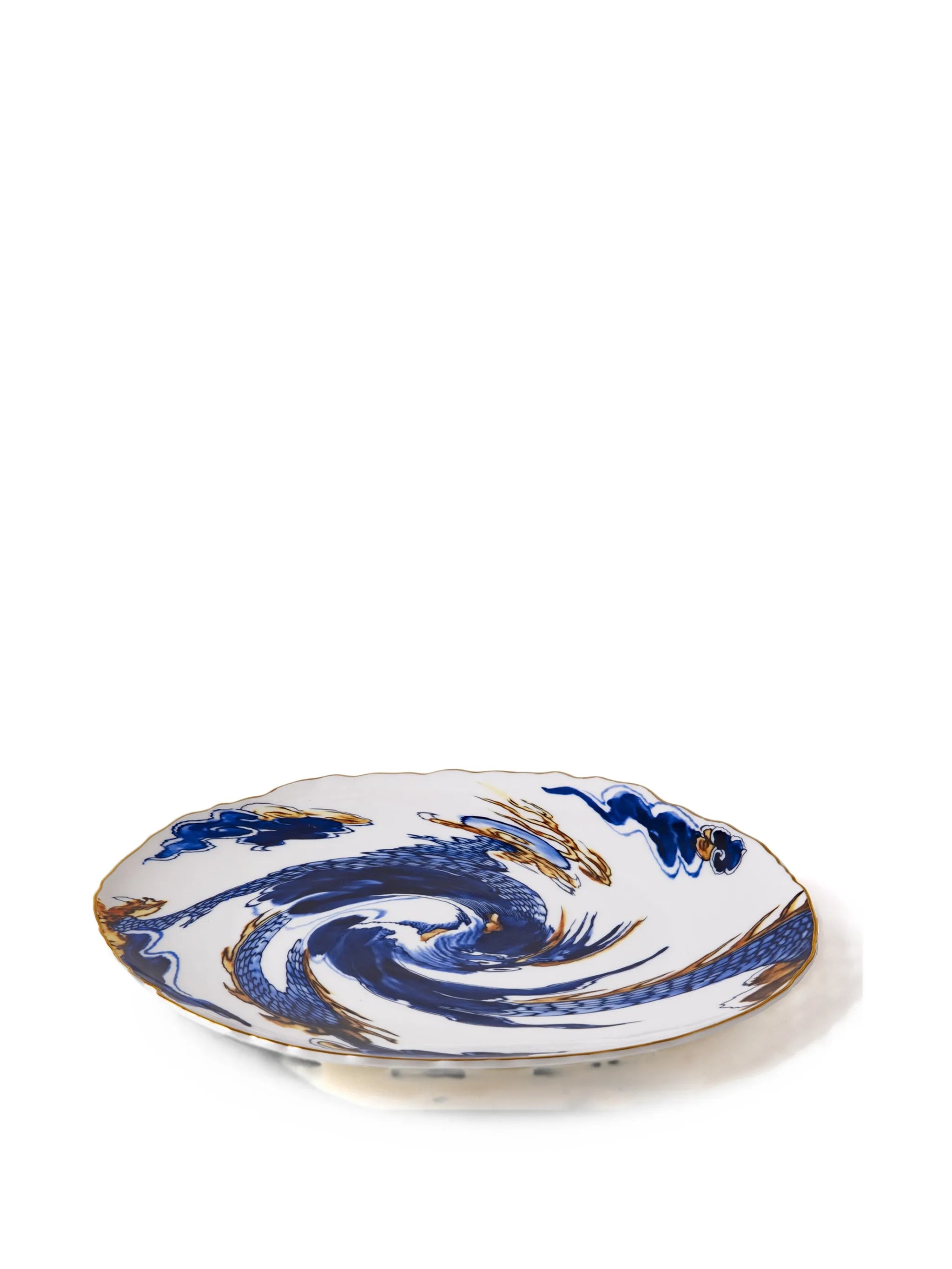 Classics on Acid Imari Dragon dinner plate